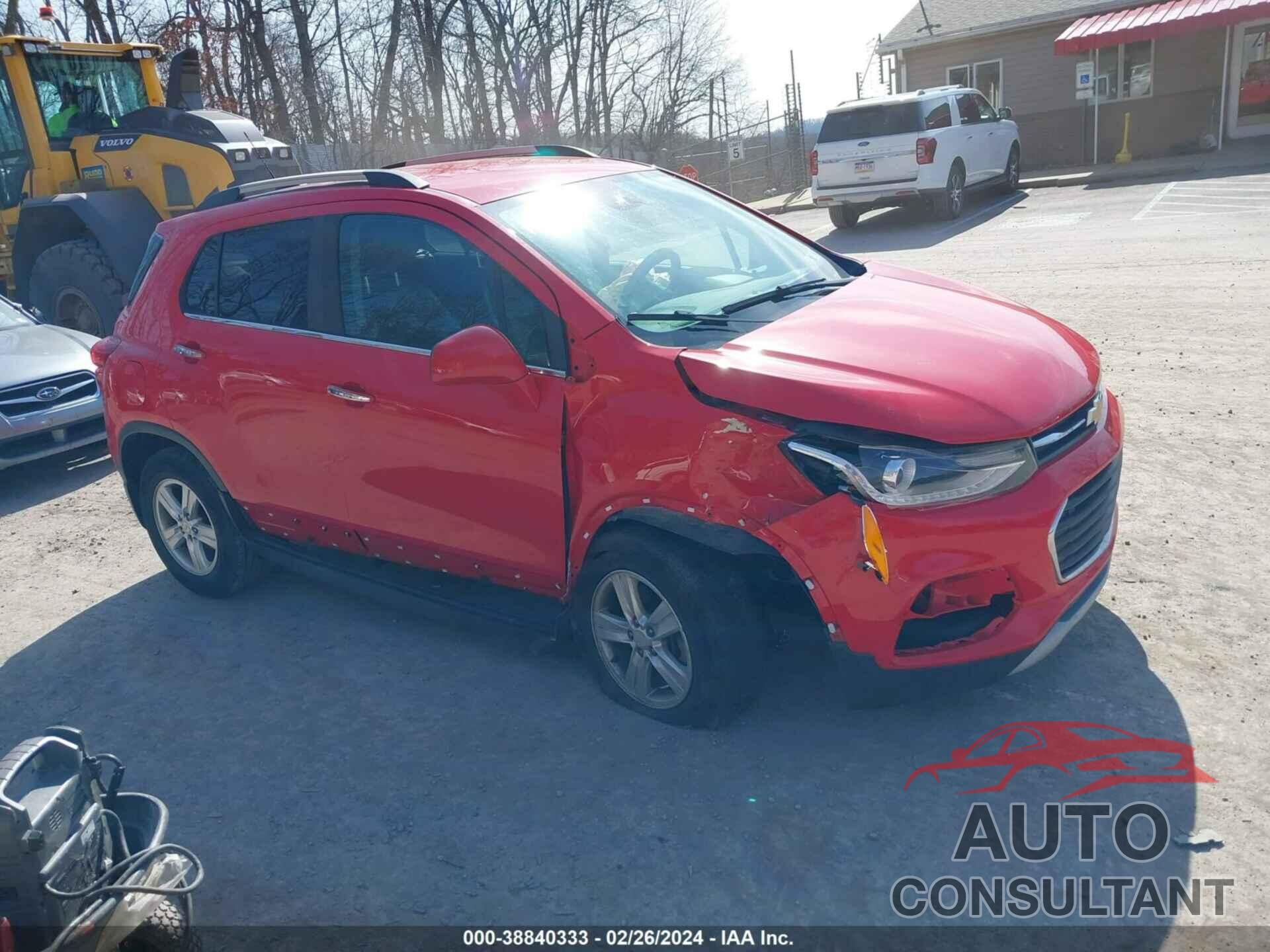 CHEVROLET TRAX 2018 - 3GNCJPSB4JL171444