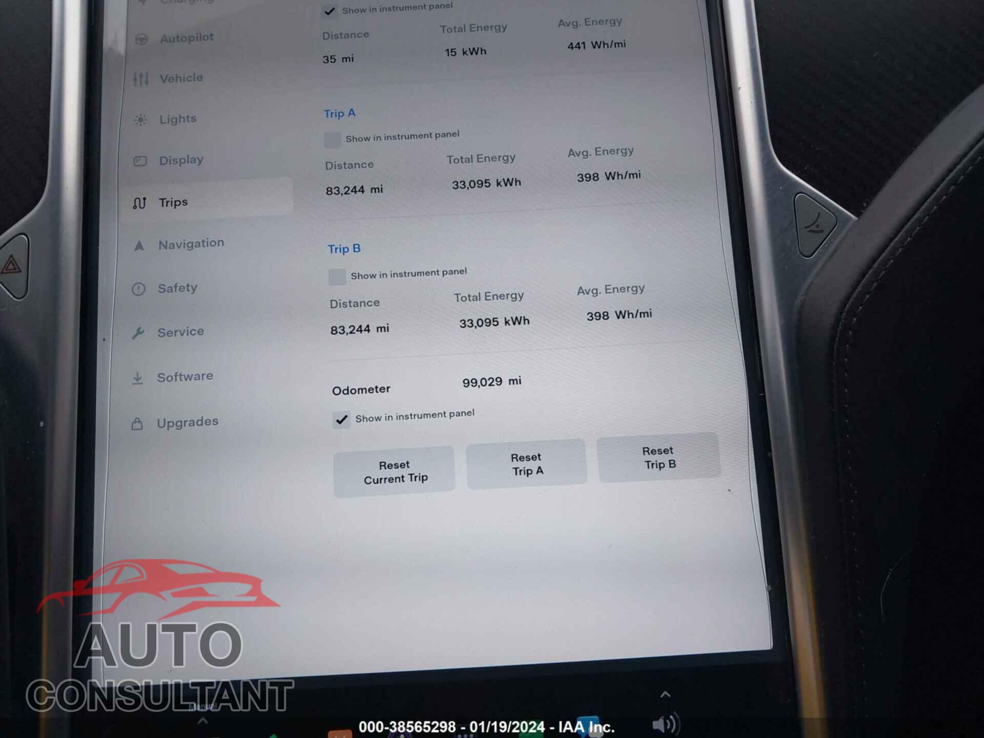 TESLA MODEL S 2016 - 5YJSA1E48GF123287