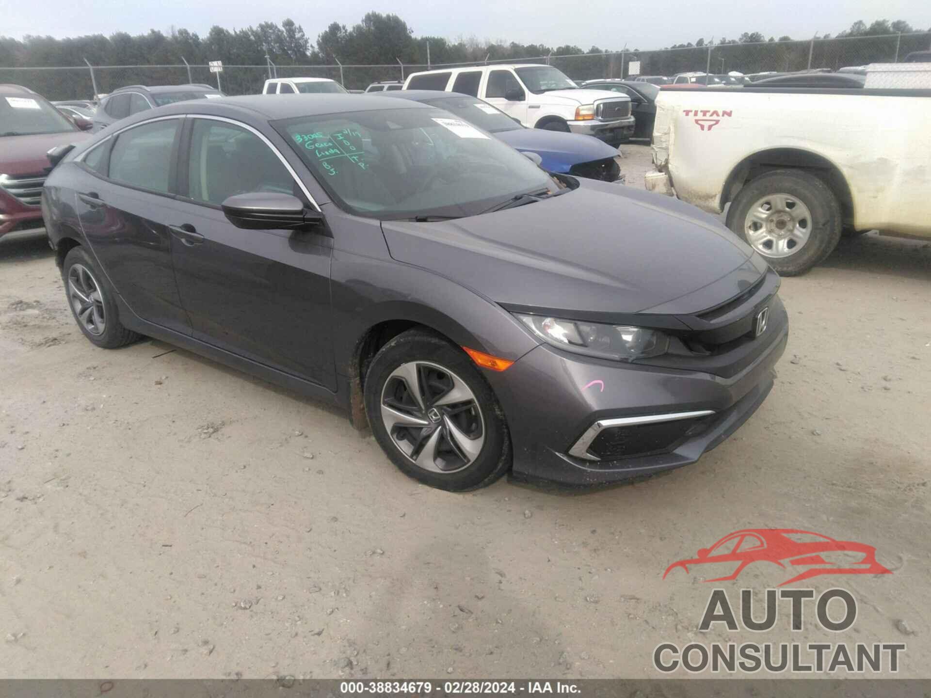 HONDA CIVIC 2020 - 19XFC2F61LE006054