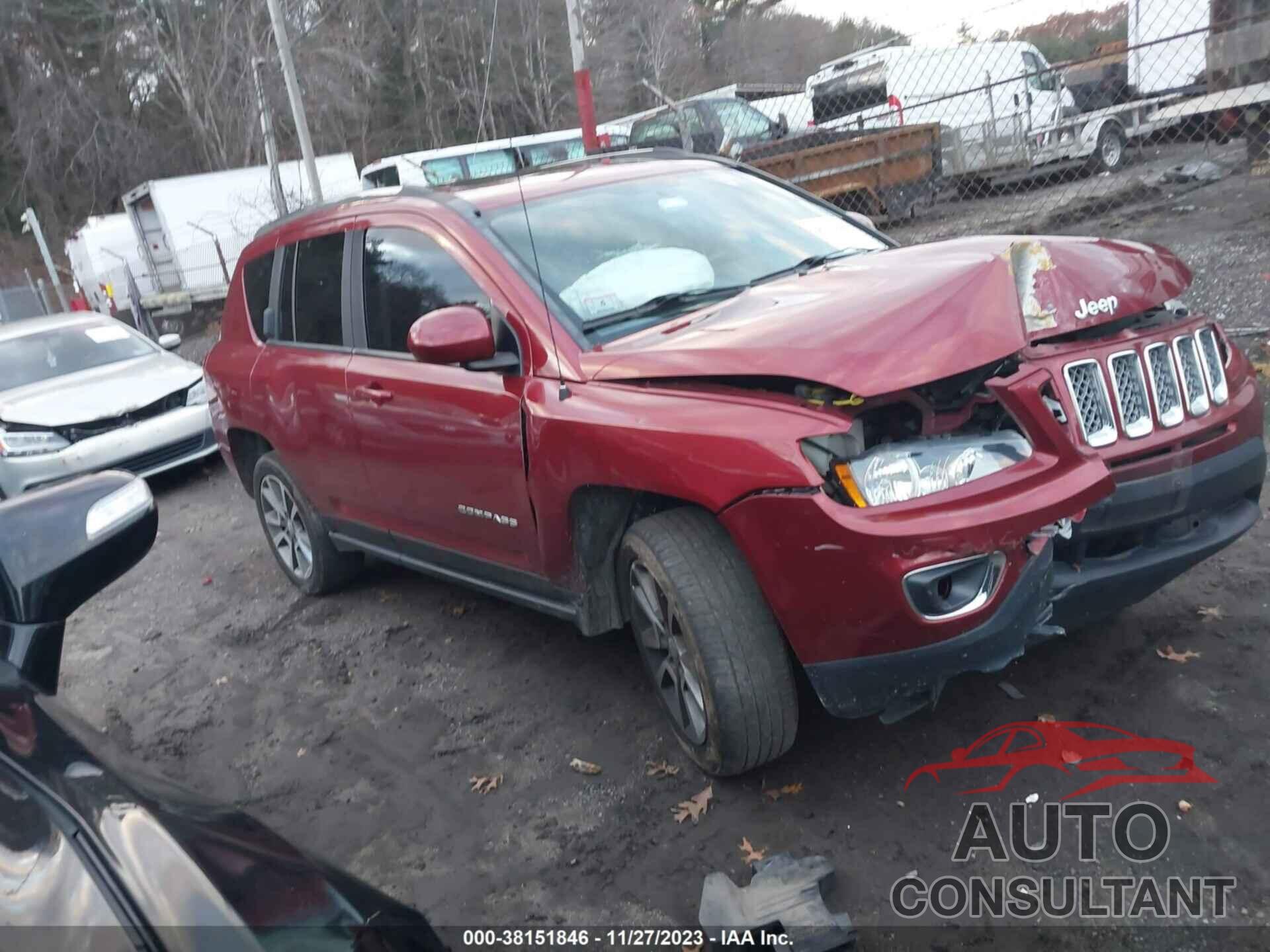 JEEP COMPASS 2016 - 1C4NJDEBXGD696034