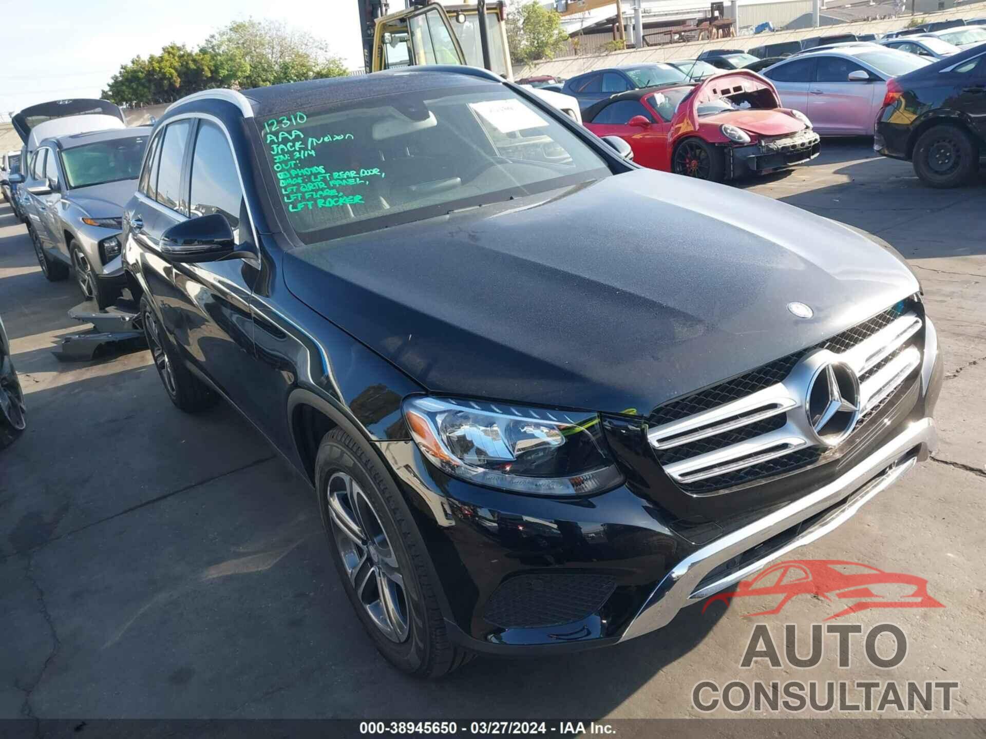 MERCEDES-BENZ GLC 300 2016 - WDC0G4JB6GF113505