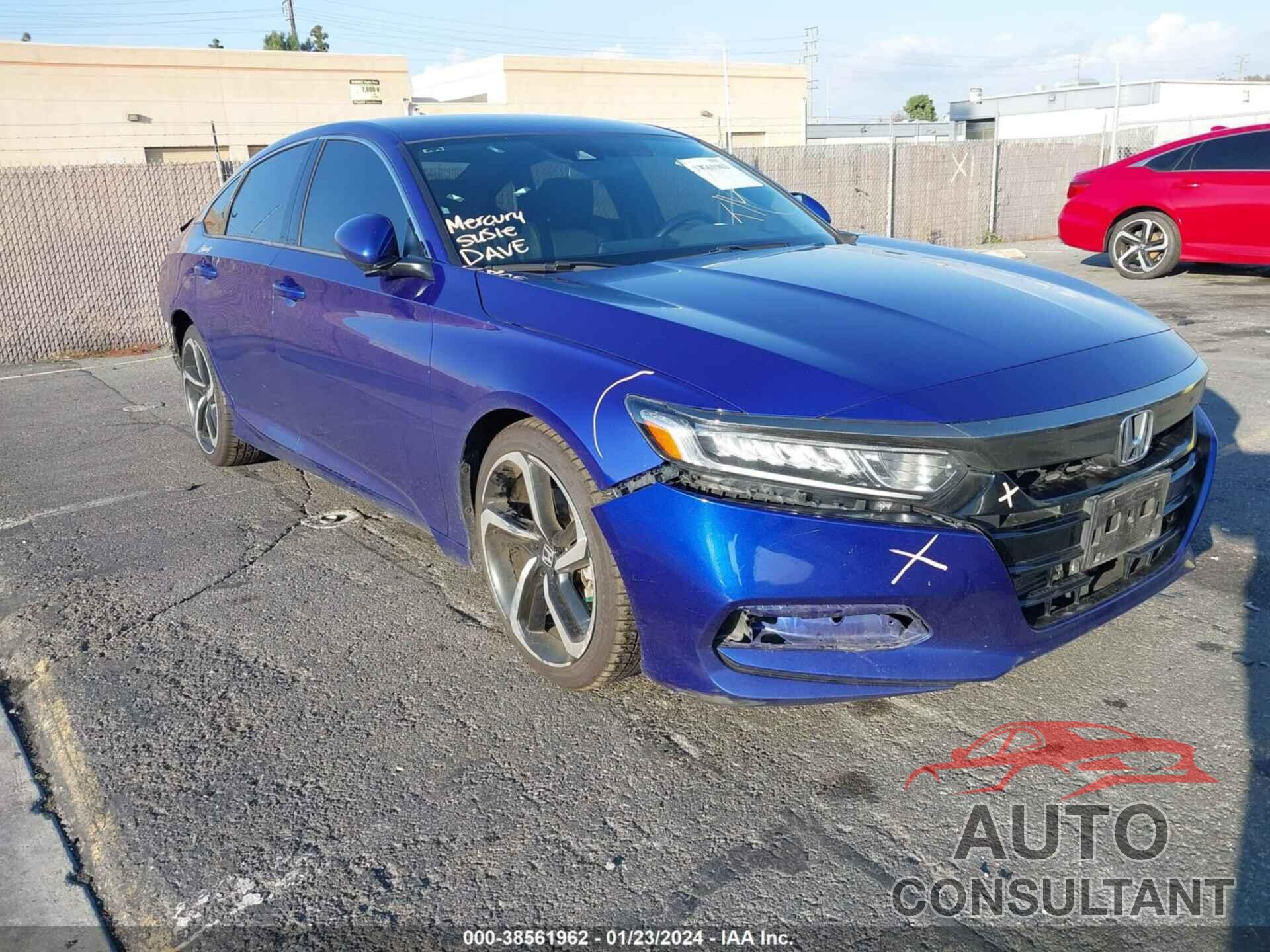 HONDA ACCORD 2019 - 1HGCV1F39KA153724