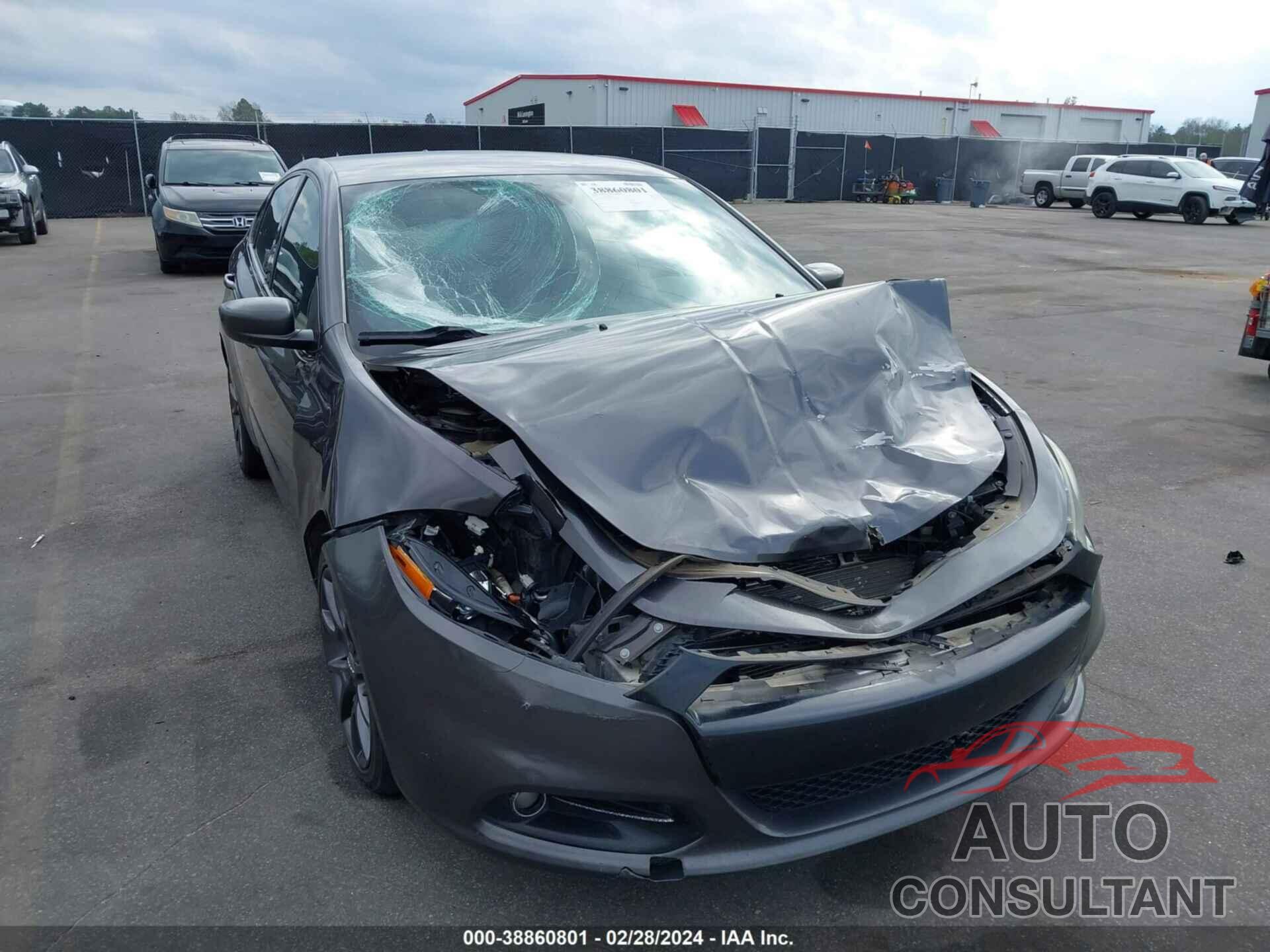 DODGE DART 2016 - 1C3CDFBBXGD530308