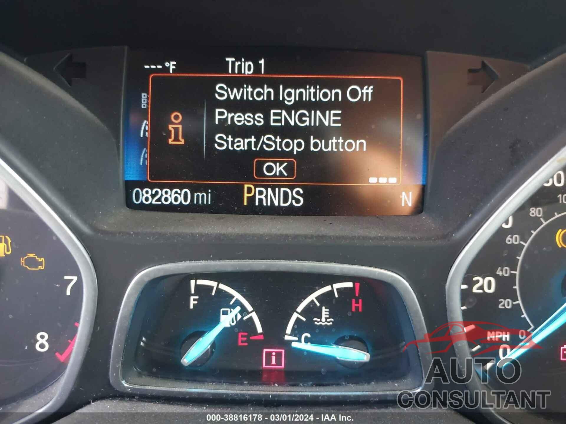 FORD ESCAPE 2019 - 1FMCU9GD6KUB78145