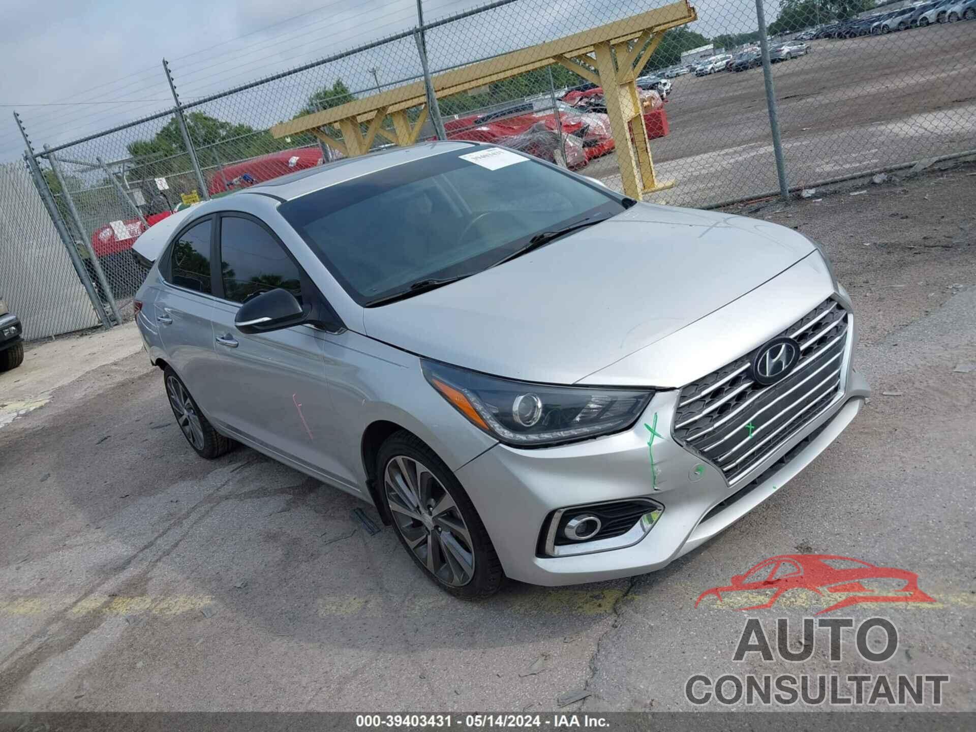 HYUNDAI ACCENT 2019 - 3KPC34A33KE048705