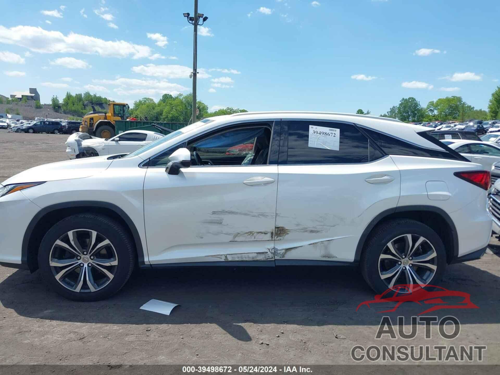 LEXUS RX 350 2017 - JTJBZMCA8H2025686