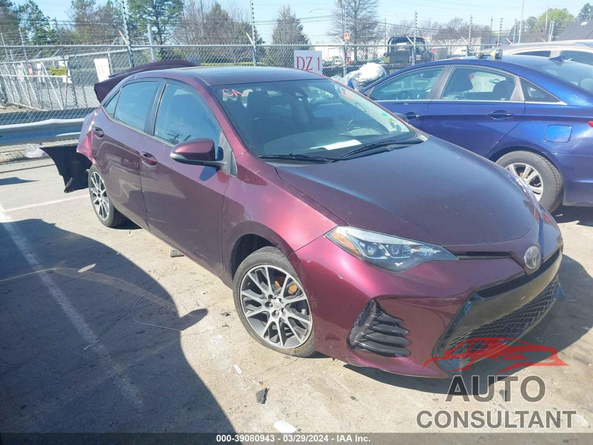 TOYOTA COROLLA 2017 - 5YFBURHE0HP627946