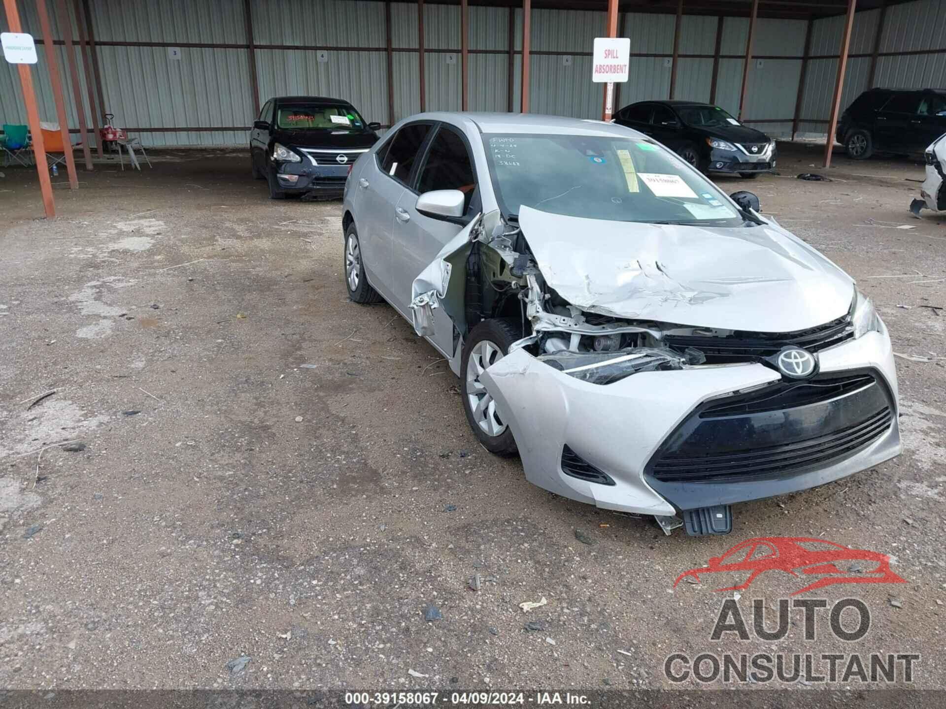 TOYOTA COROLLA 2017 - 2T1BURHE2HC783941