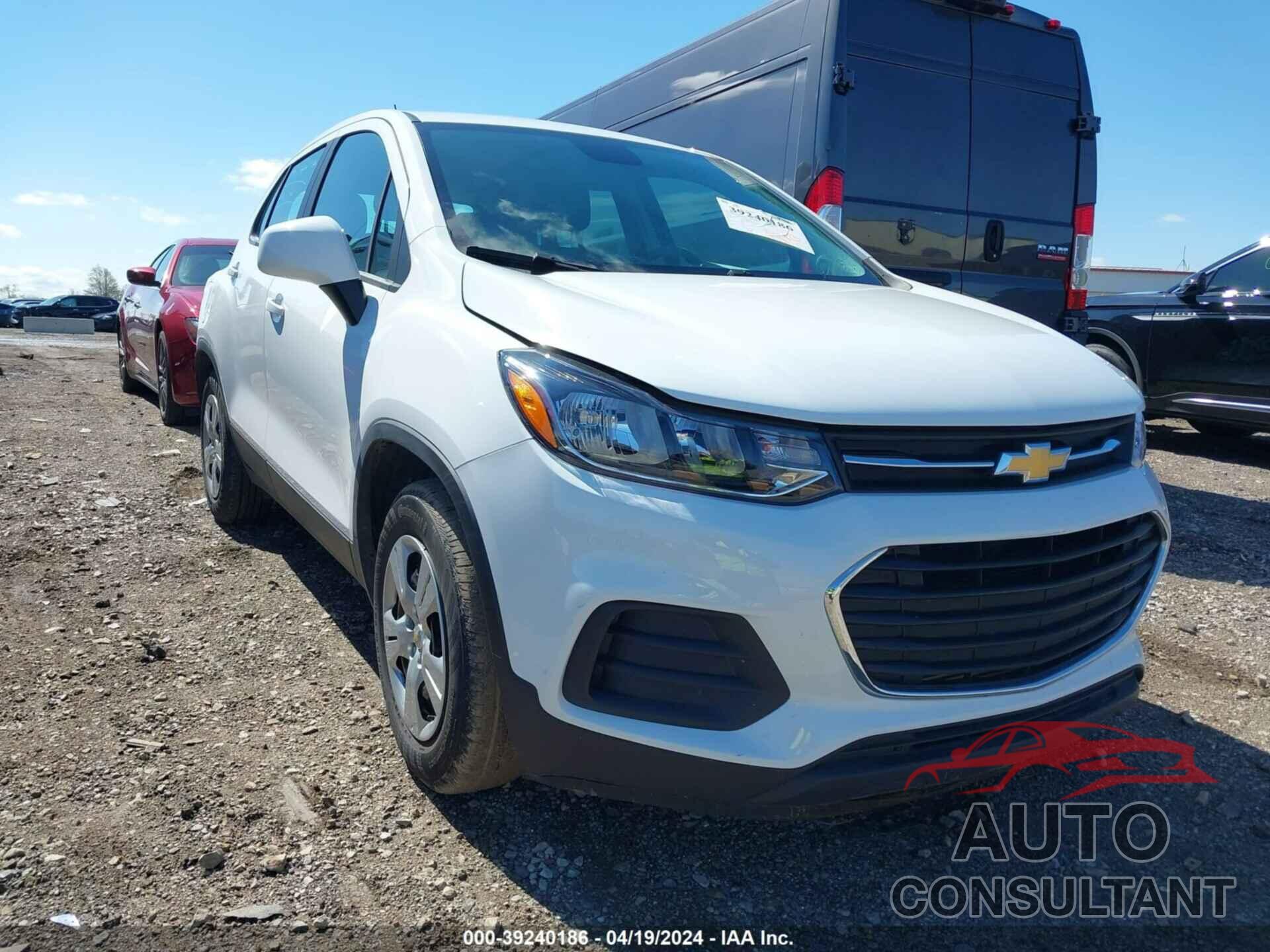 CHEVROLET TRAX 2018 - KL7CJKSB6JB701441