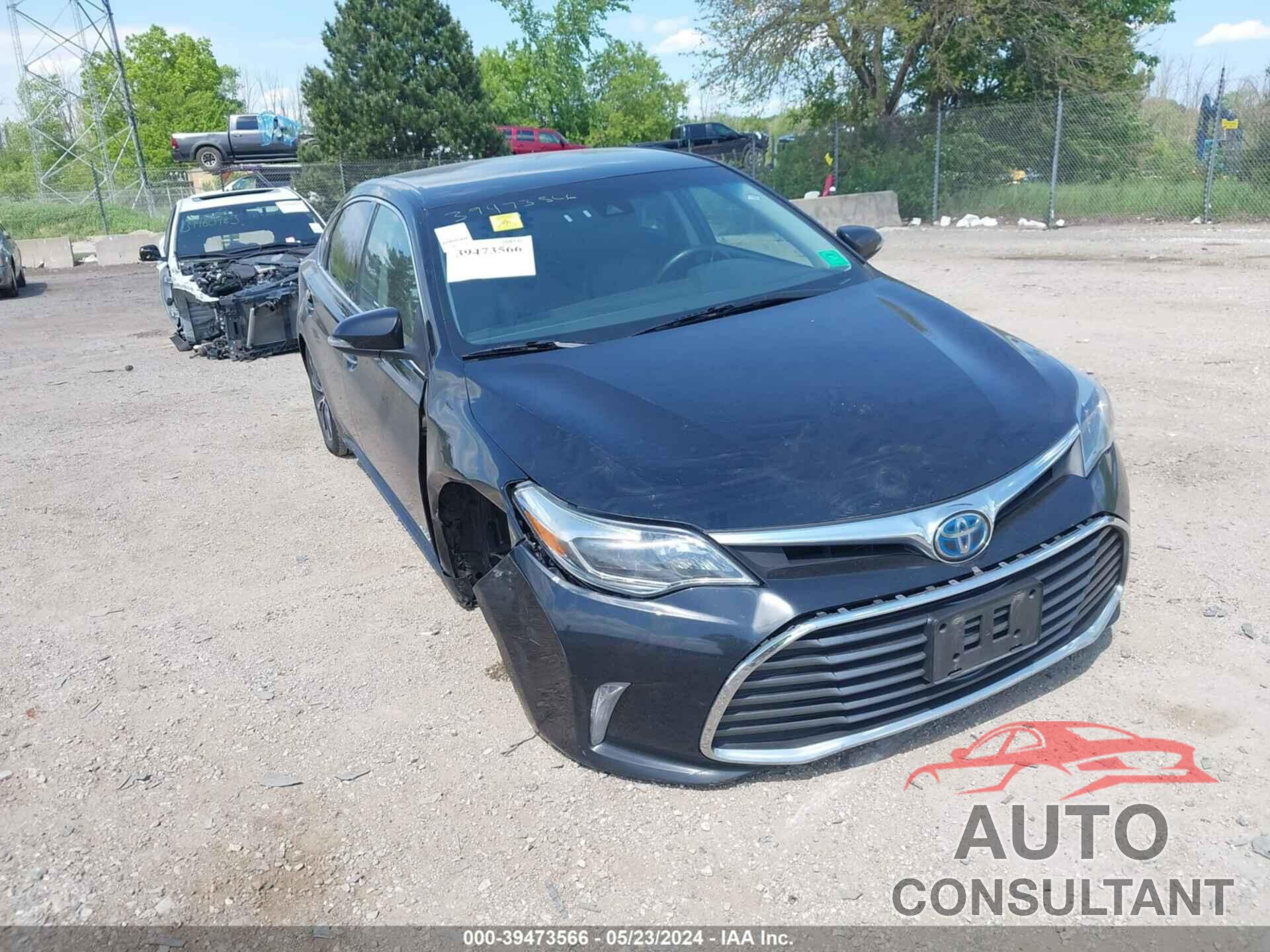 TOYOTA AVALON HYBRID 2018 - 4T1BD1EB4JU063377