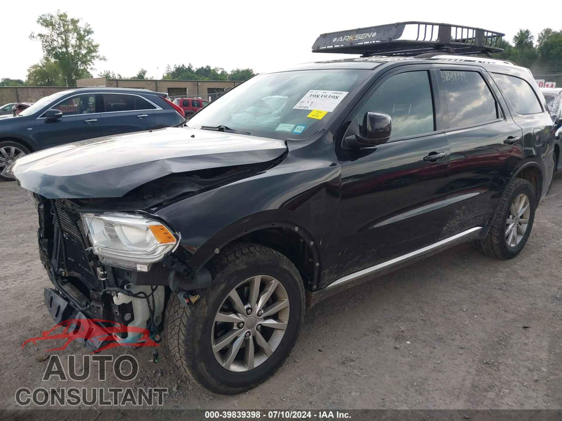 DODGE DURANGO 2017 - 1C4RDJAG4HC850852