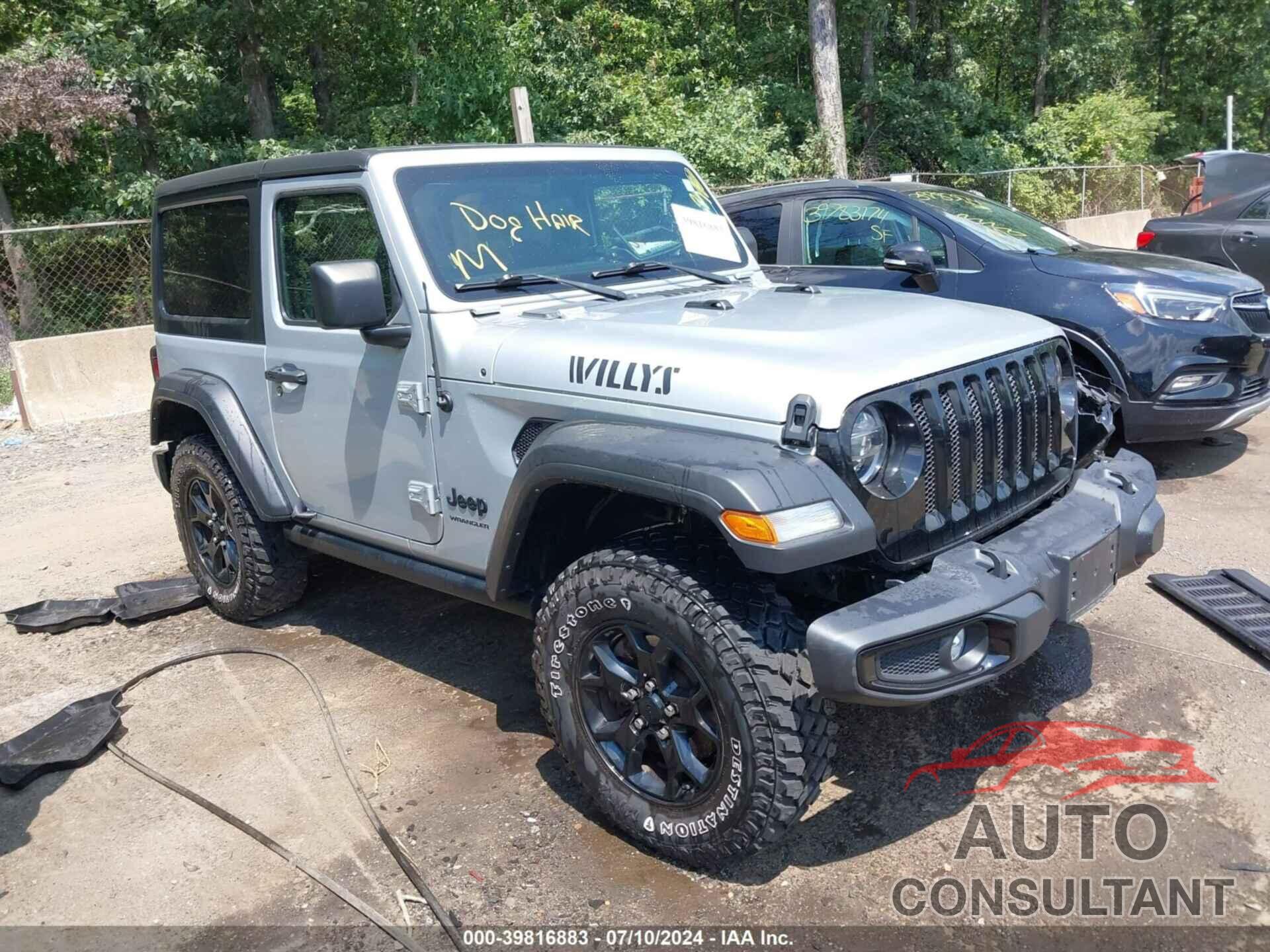 JEEP WRANGLER 2022 - 1C4GJXAN0NW175948