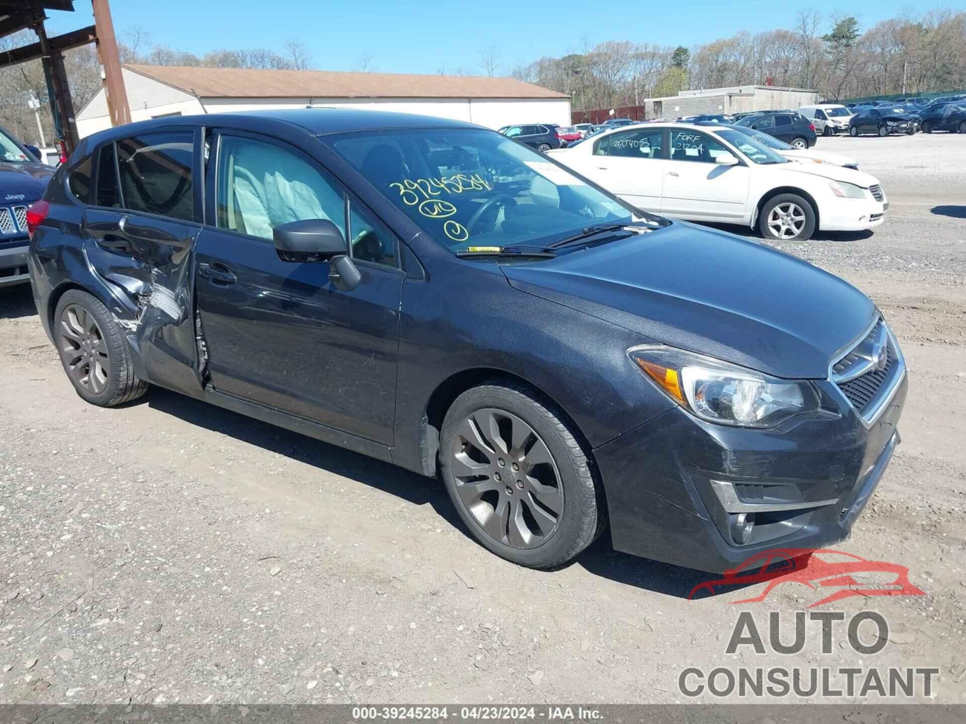 SUBARU IMPREZA 2016 - JF1GPAA63GH298113