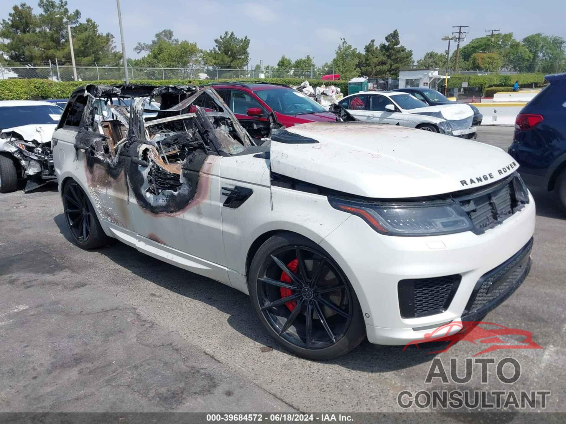 LAND ROVER RANGE ROVER SPORT 2019 - SALWR2RV1KA837534