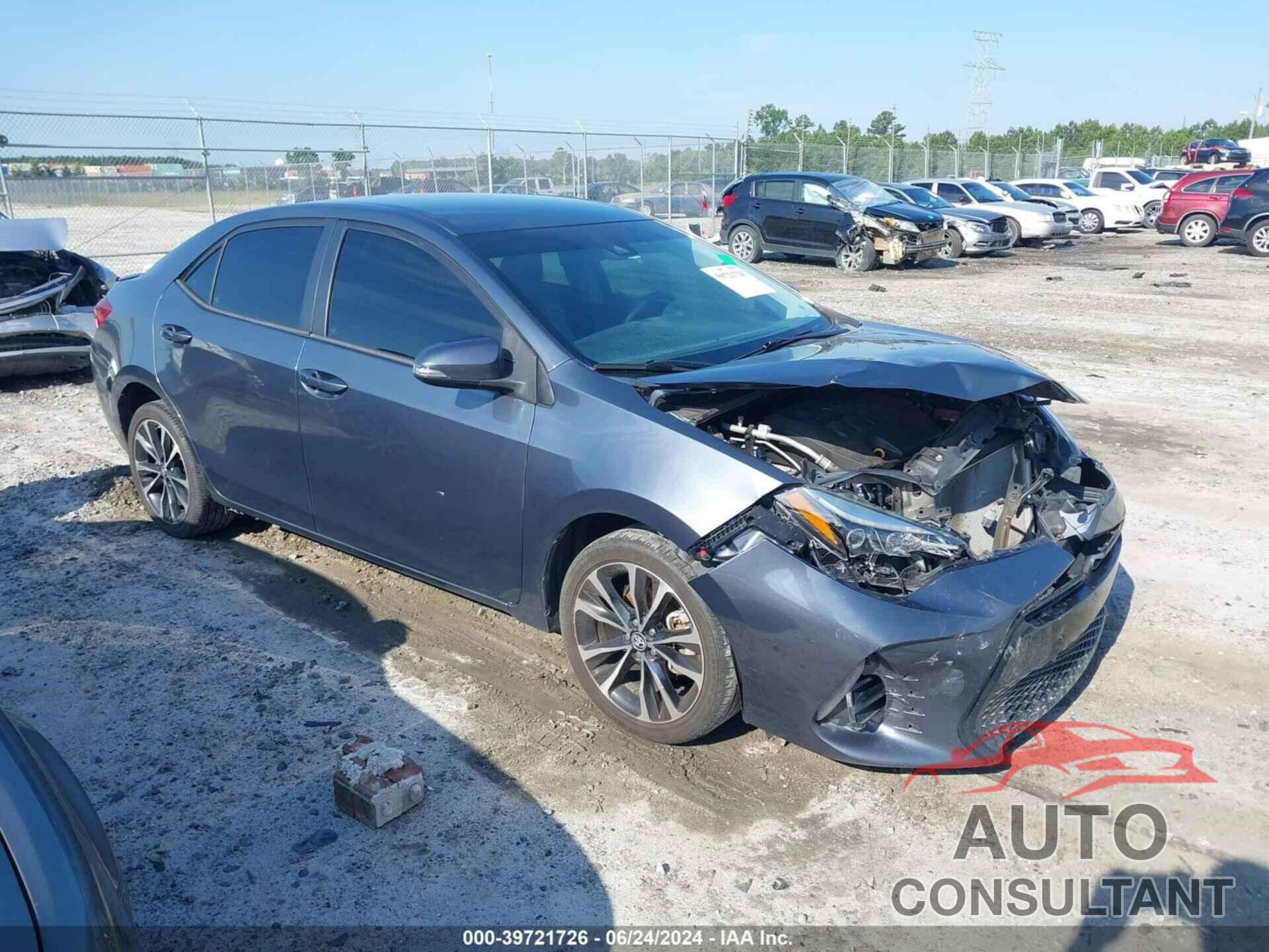 TOYOTA COROLLA 2018 - 5YFBURHE0JP837873