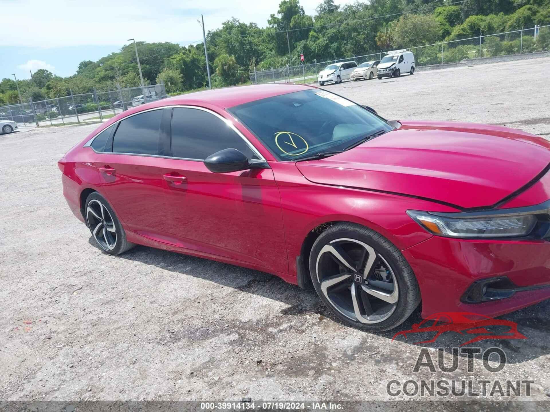HONDA ACCORD 2021 - 1HGCV1F33MA082118