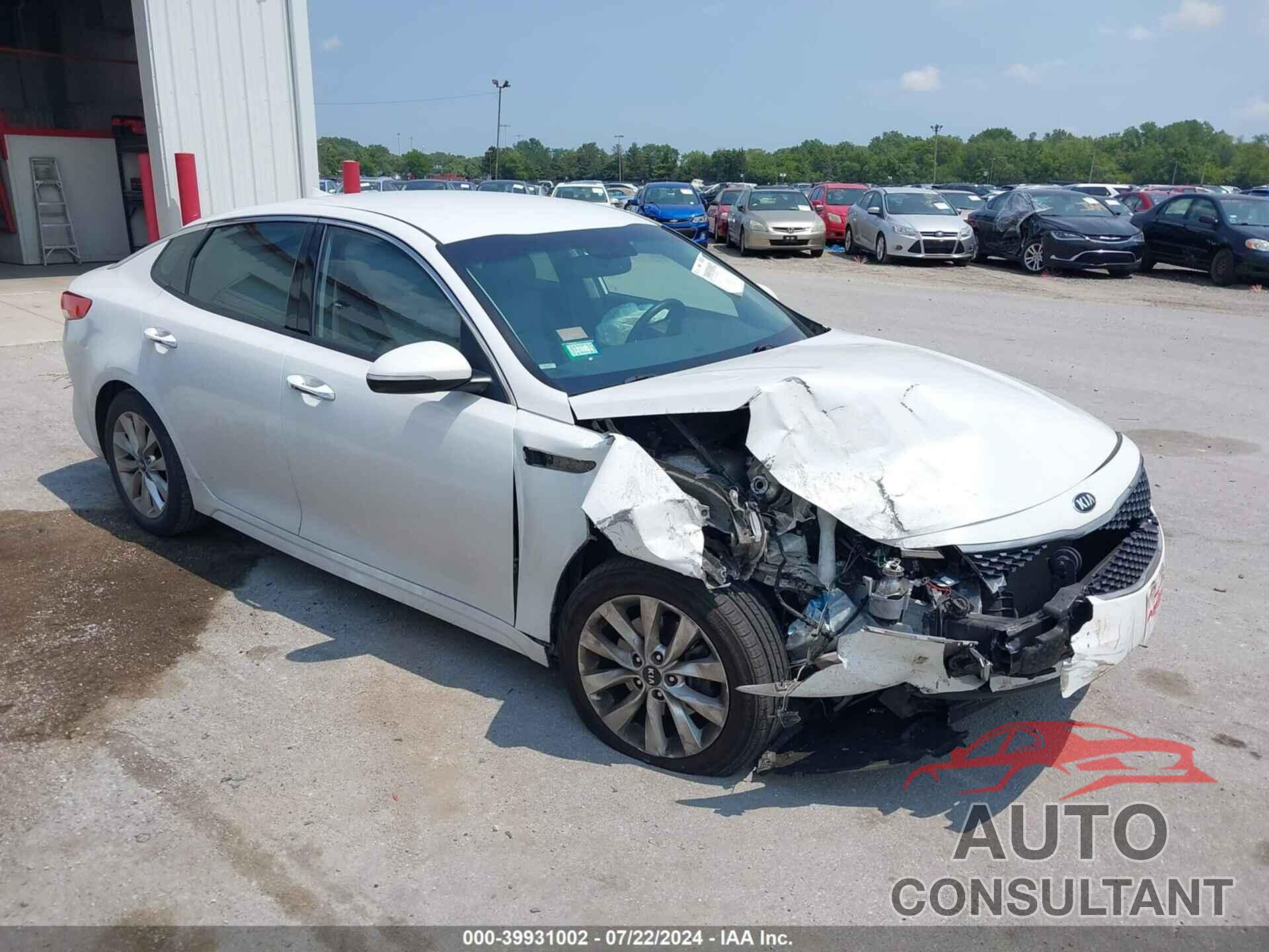 KIA OPTIMA 2017 - 5XXGU4L35HG157758