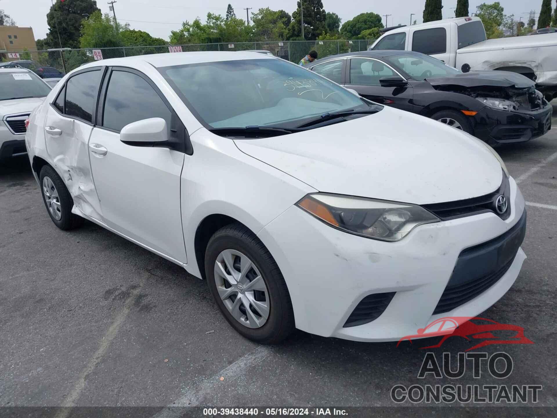 TOYOTA COROLLA 2016 - 5YFBURHE3GP510277