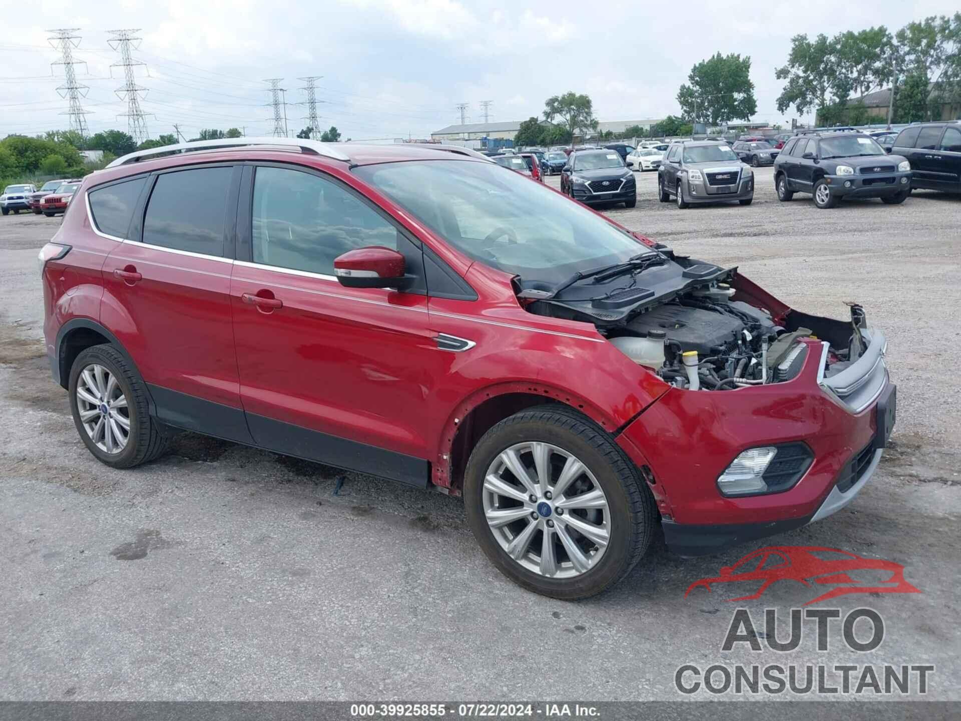 FORD ESCAPE 2017 - 1FMCU0JD6HUC07978