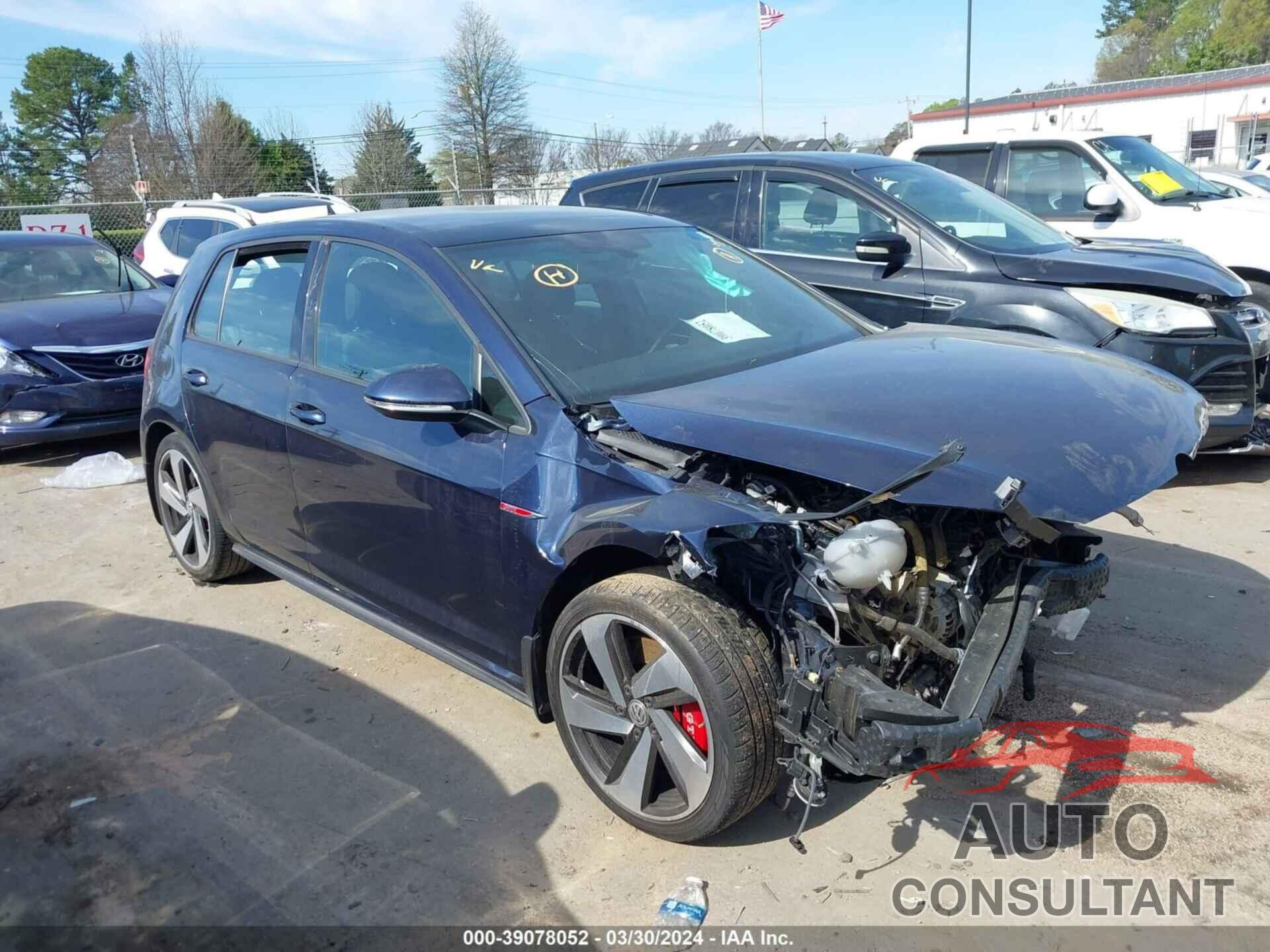 VOLKSWAGEN GOLF GTI 2018 - 3VW447AU6JM289400