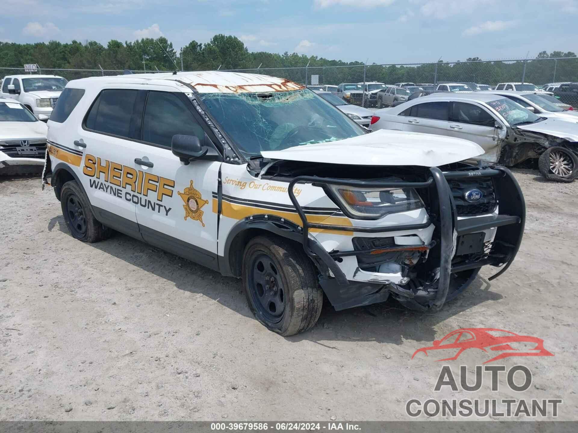 FORD POLICE INTERCEPTOR UTILITY 2018 - 1FM5K8AR8JGA46045