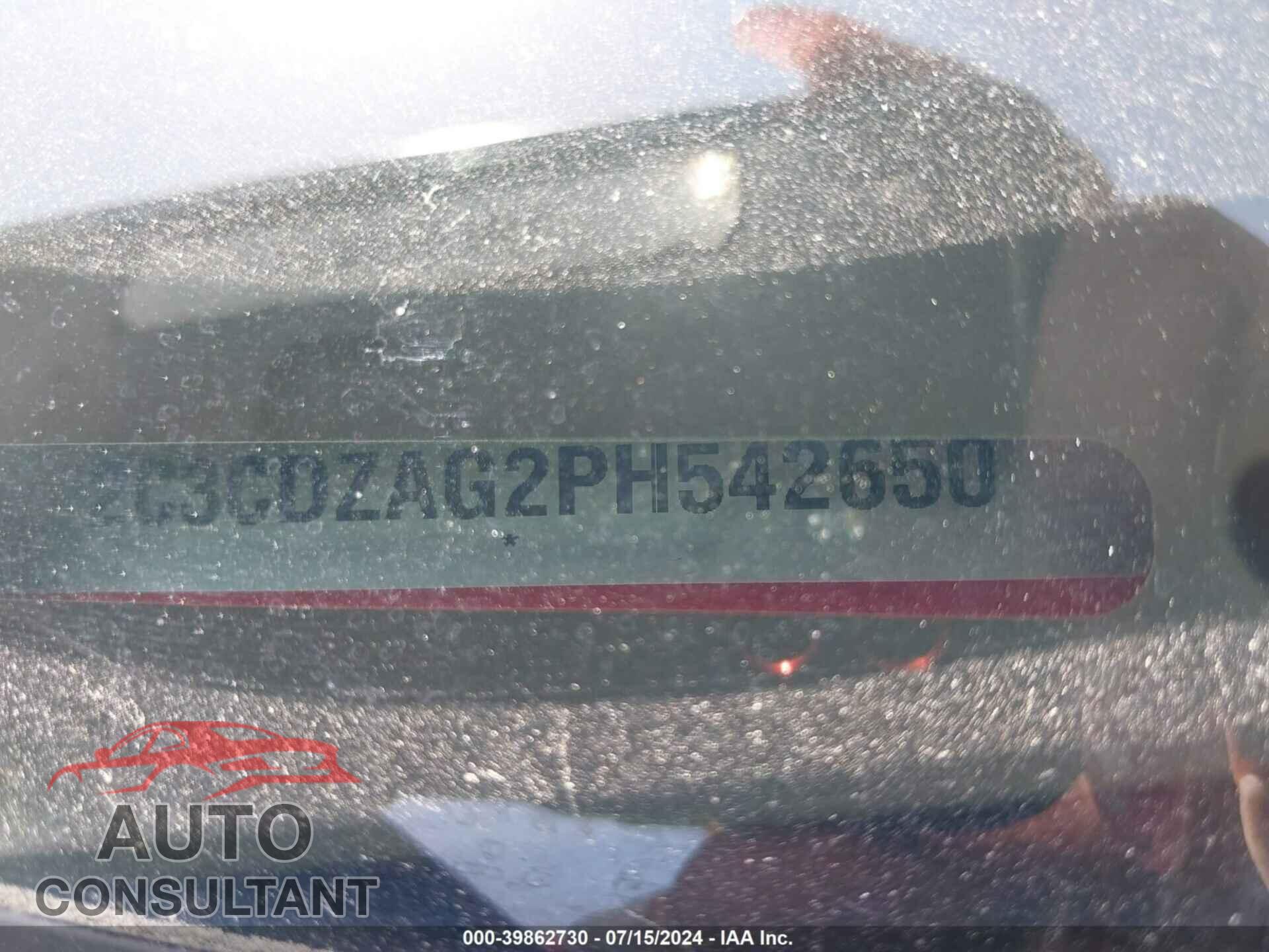 DODGE CHALLENGER 2023 - 2C3CDZAG2PH542650