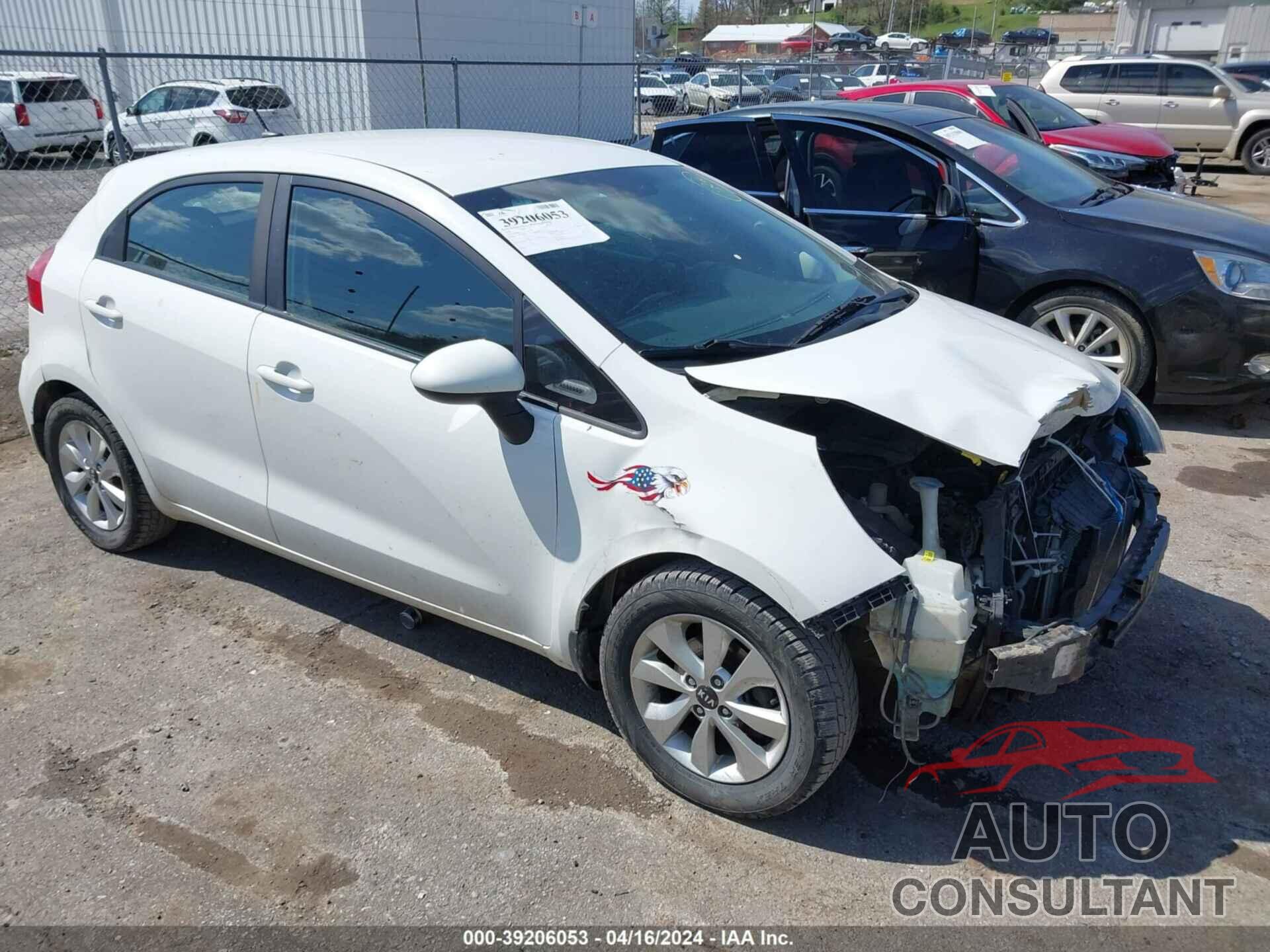 KIA RIO 2016 - KNADN5A3XG6584498