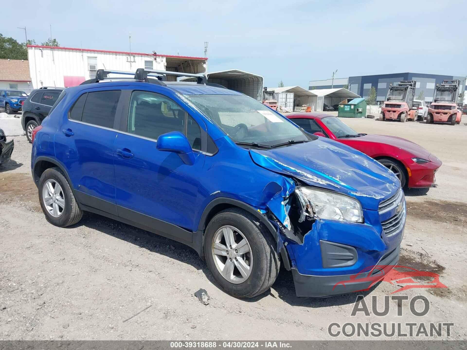 CHEVROLET TRAX 2016 - KL7CJLSB2GB679047