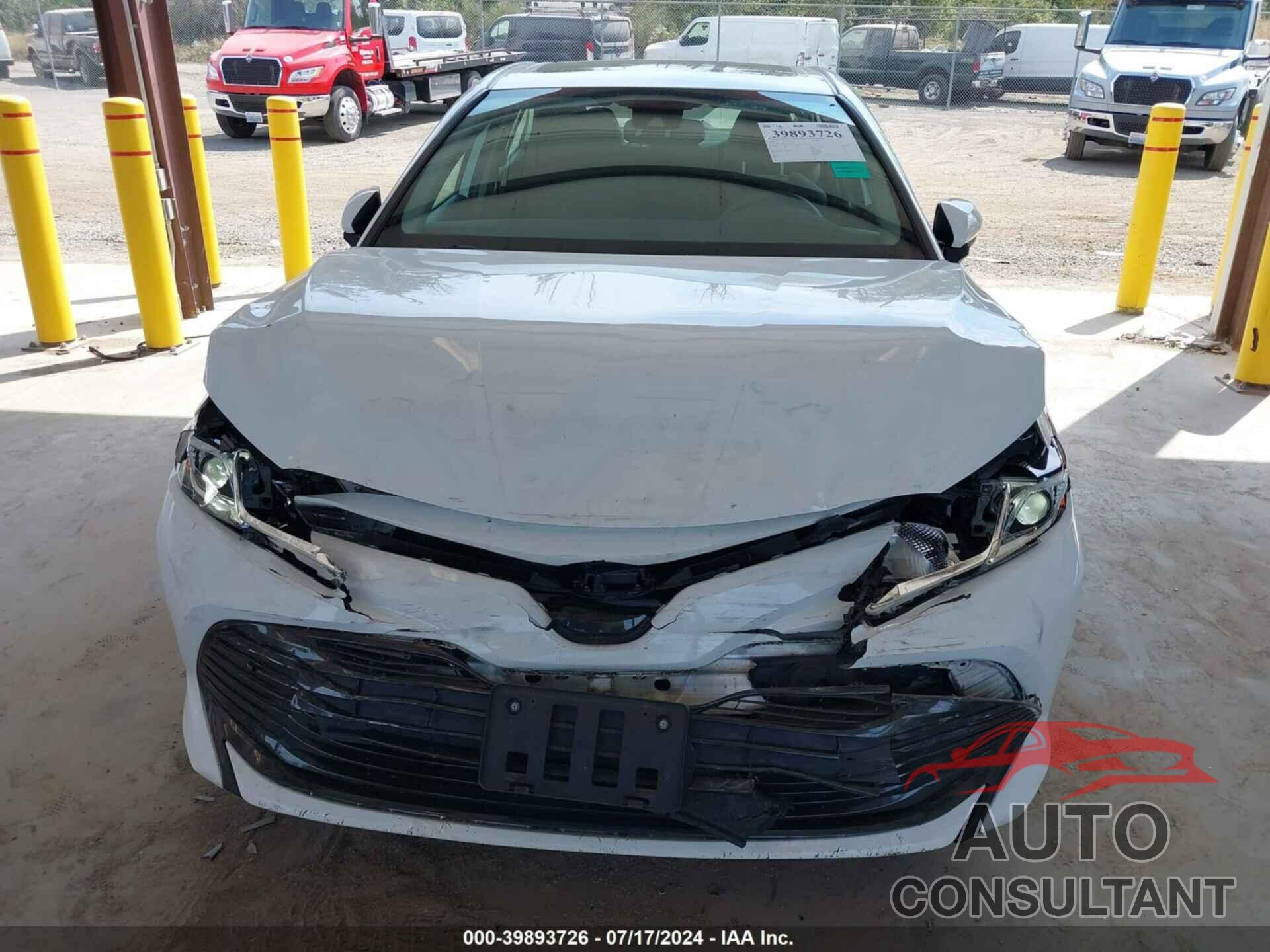 TOYOTA CAMRY 2019 - 4T1B11HK3KU169308
