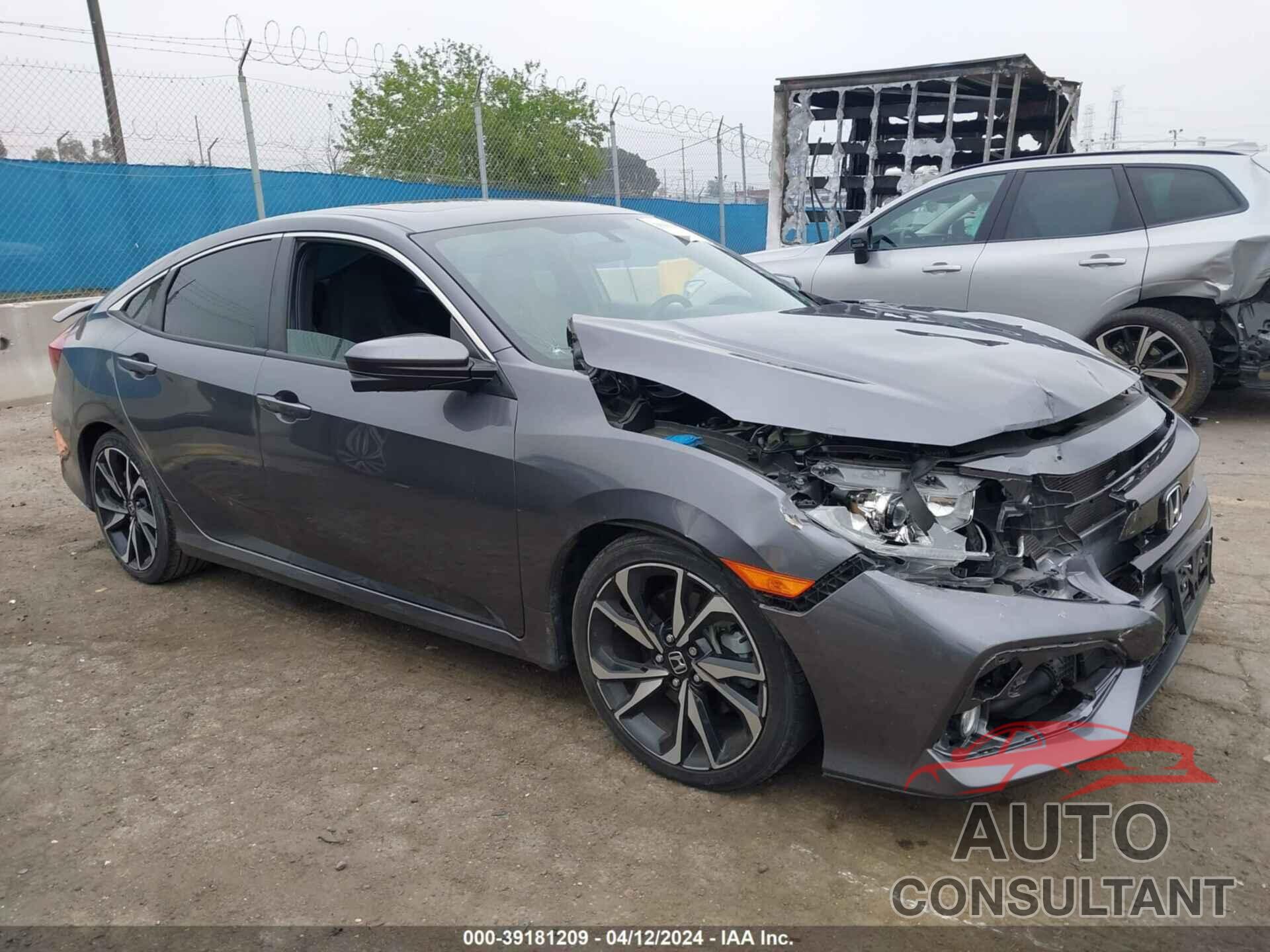 HONDA CIVIC SI 2019 - 2HGFC1E58KH703972