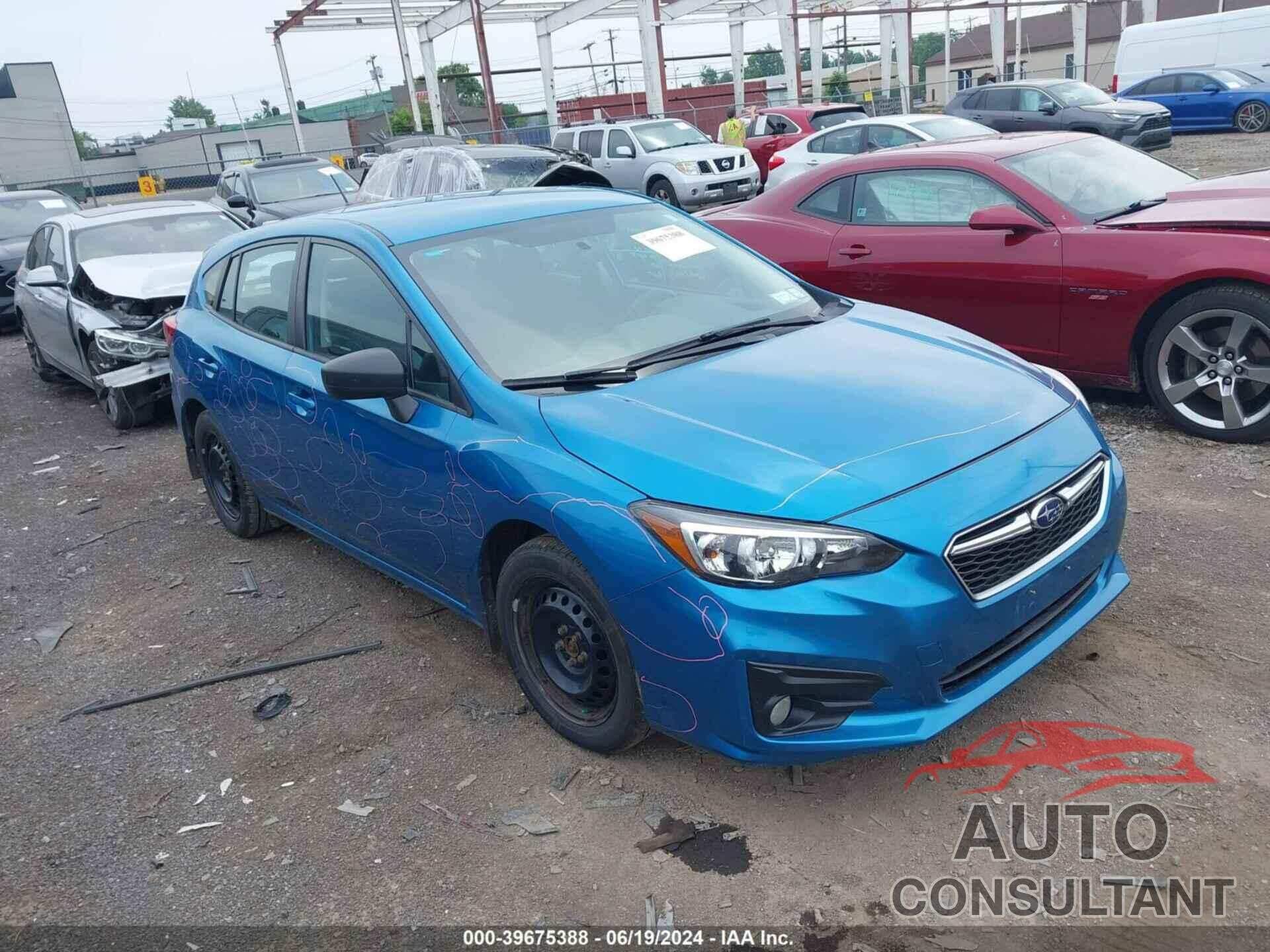 SUBARU IMPREZA 2019 - 4S3GTAA65K3726596