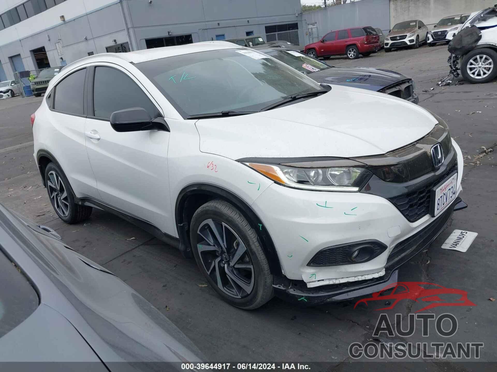 HONDA HR-V 2020 - 3CZRU6H18LM731251