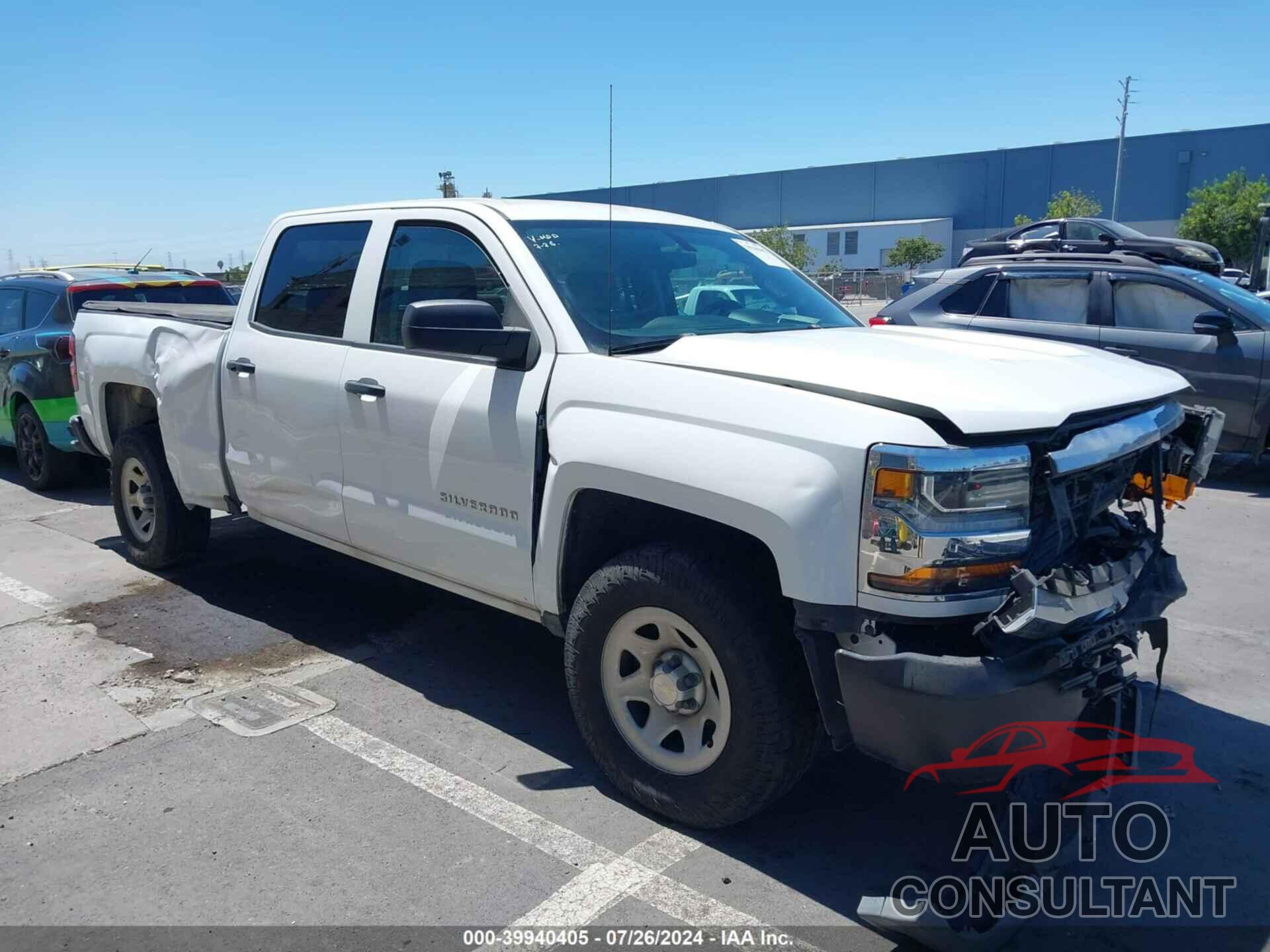 CHEVROLET SILVERADO 1500 2018 - 1GCPCNEC9JF129388