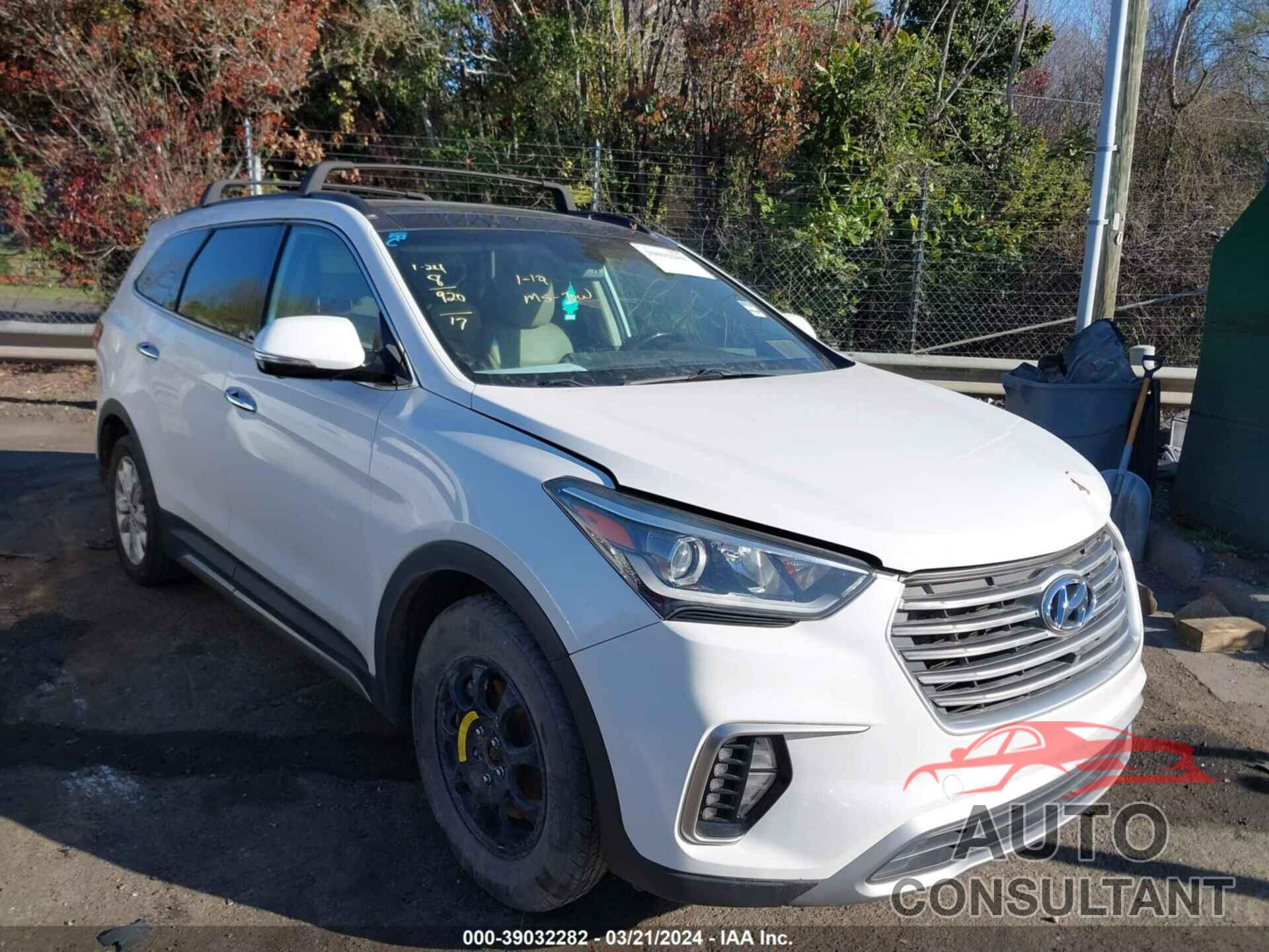 HYUNDAI SANTA FE 2017 - KM8SR4HFXHU202150