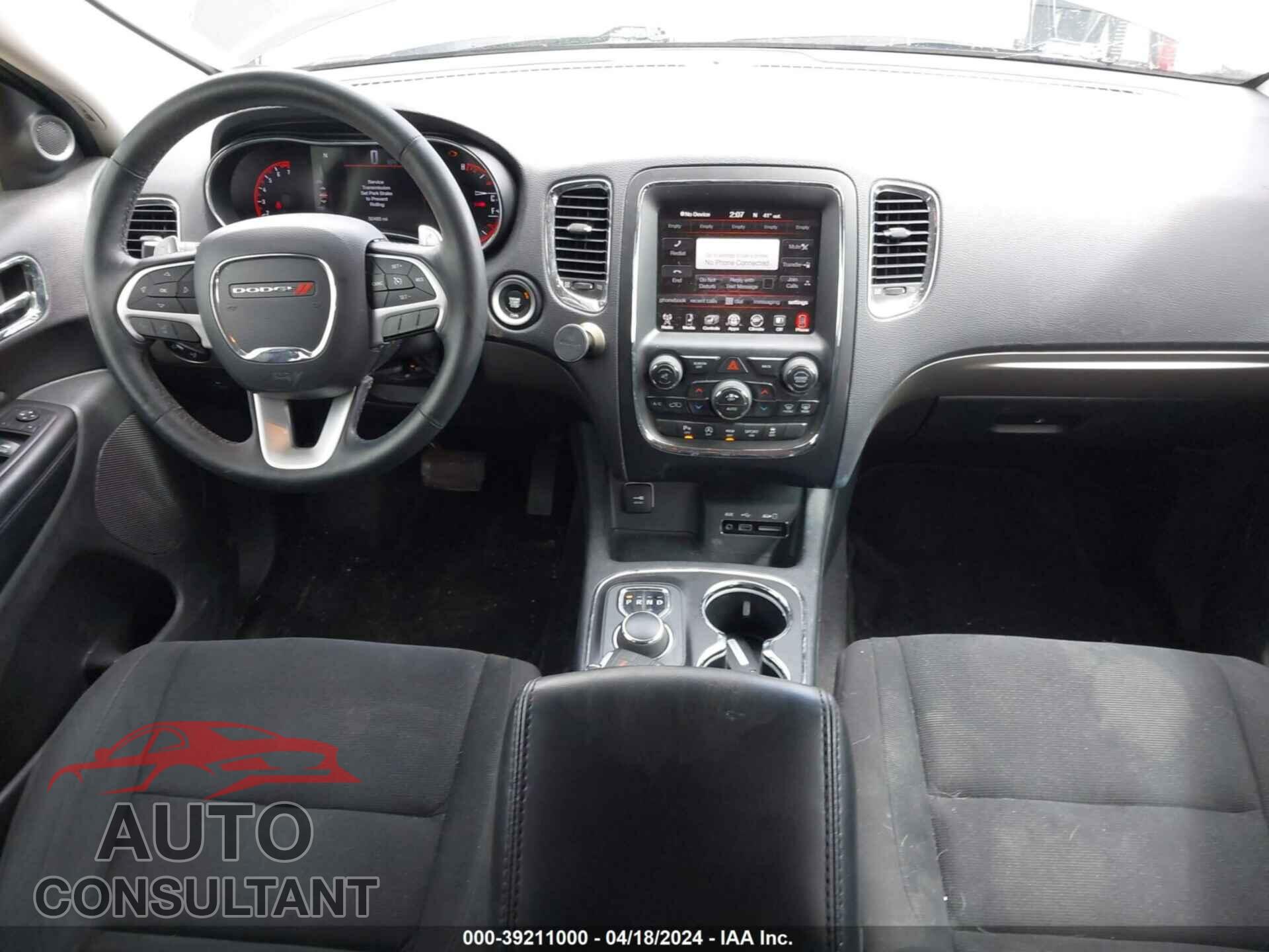 DODGE DURANGO 2017 - 1C4RDJAG6HC824026