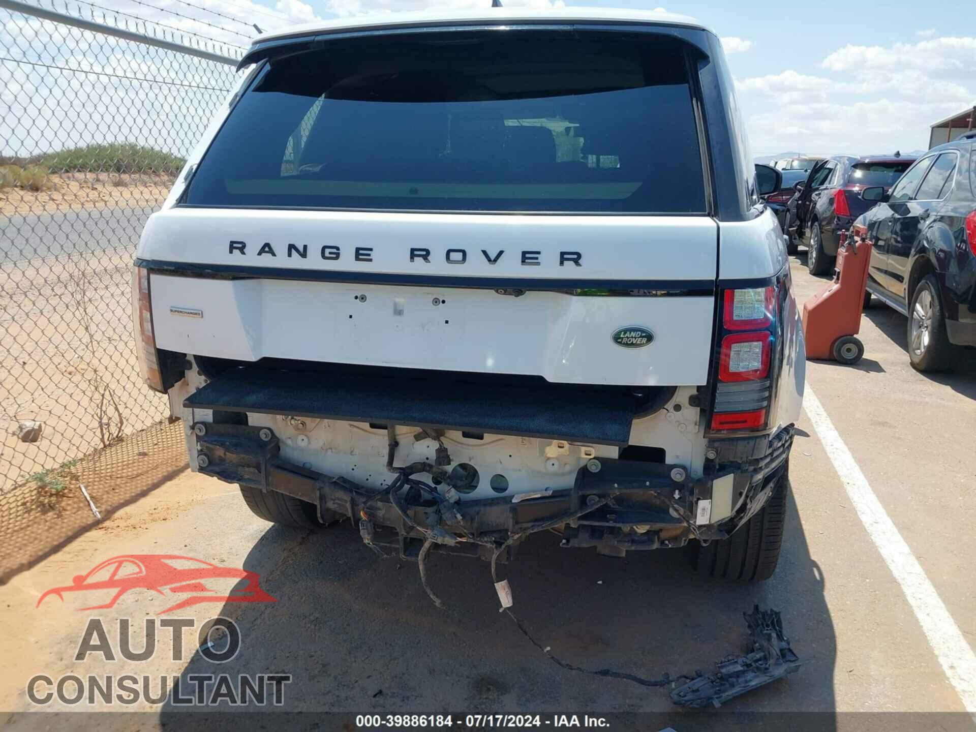LAND ROVER RANGE ROVER 2017 - SALGS5FE4HA373288