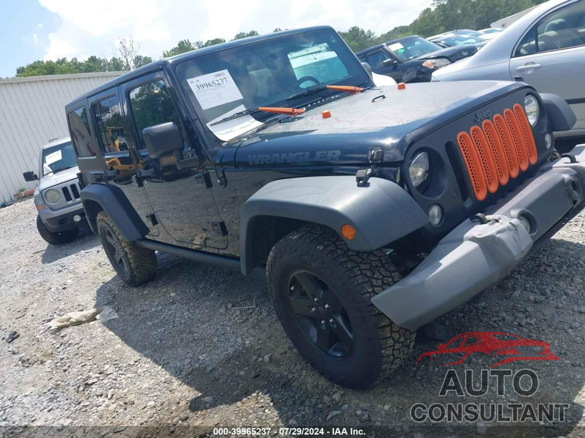 JEEP WRANGLER UNLIMITED 2017 - 1C4BJWDG4HL644126