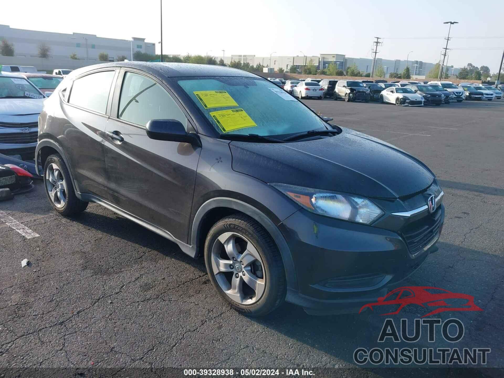 HONDA HR-V 2016 - 3CZRU5H33GM720675
