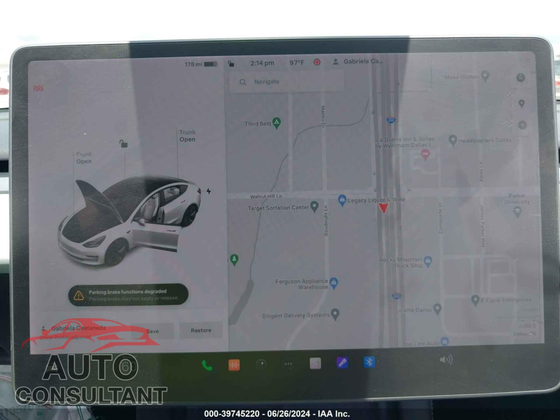 TESLA MODEL 3 2021 - 5YJ3E1EAXMF084924