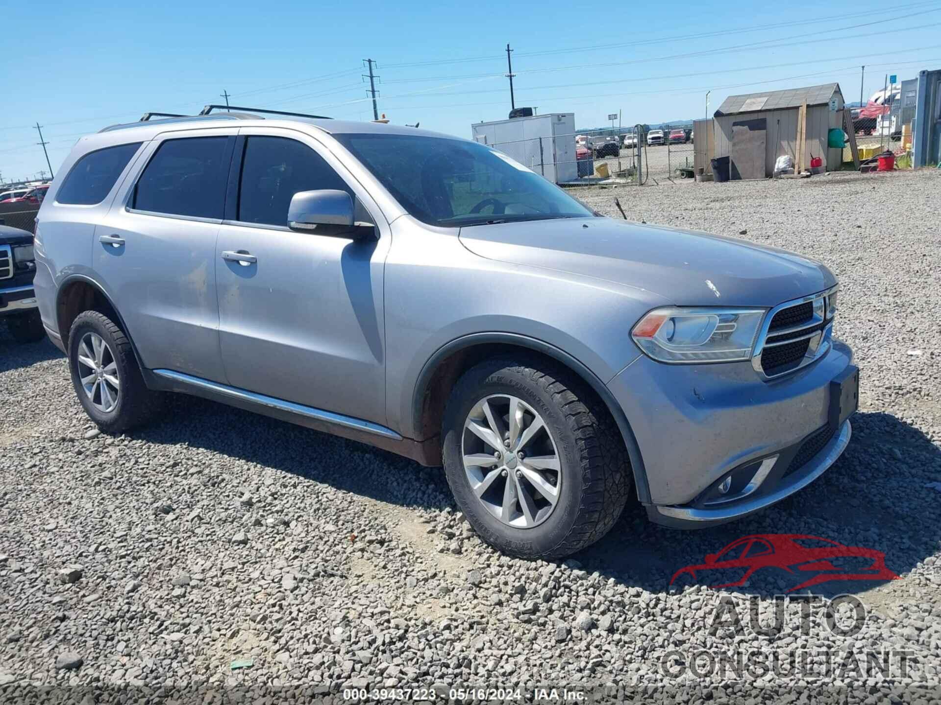 DODGE DURANGO 2016 - 1C4RDJDG9GC412841