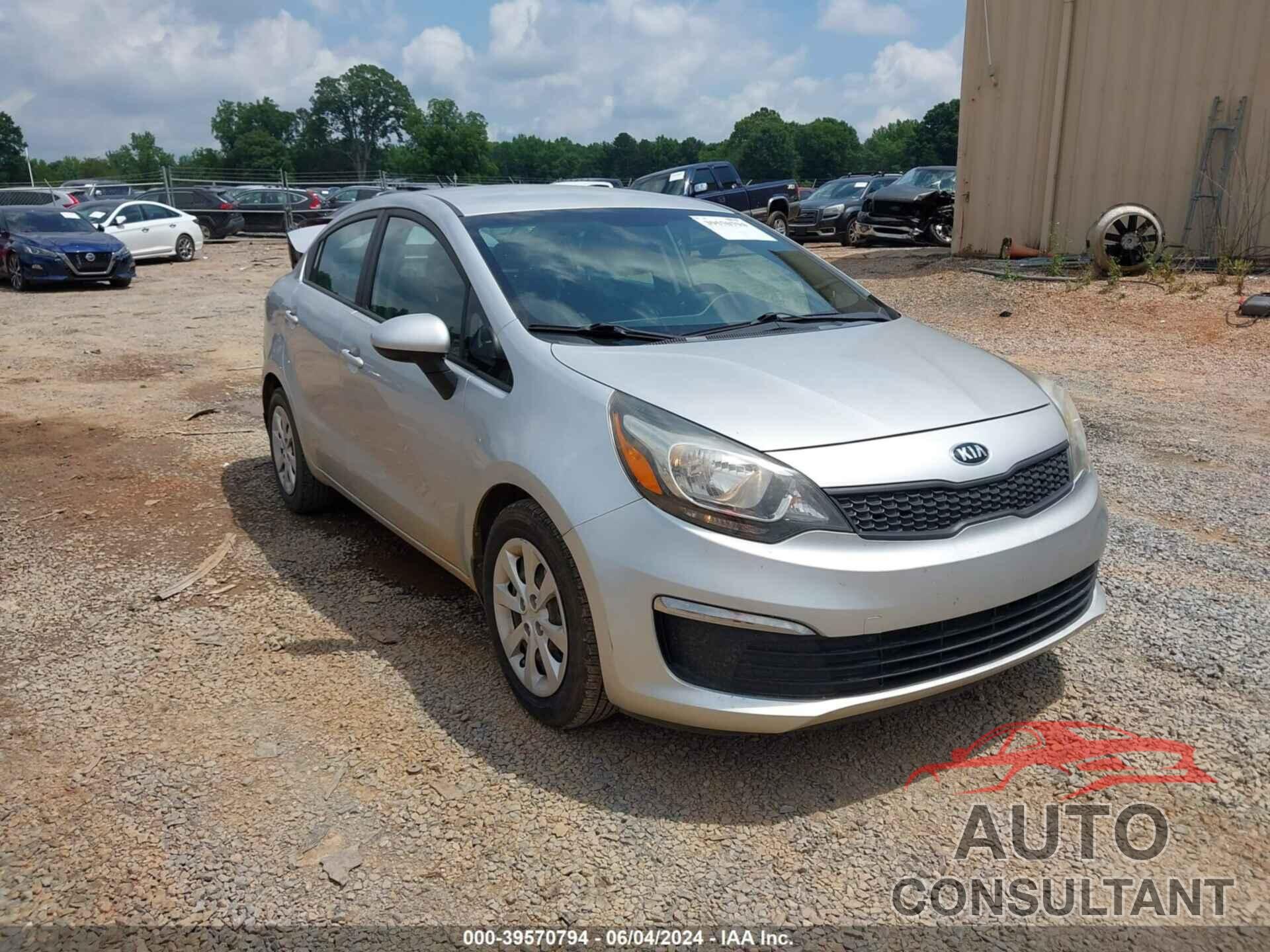 KIA RIO 2017 - KNADM4A30H6115872