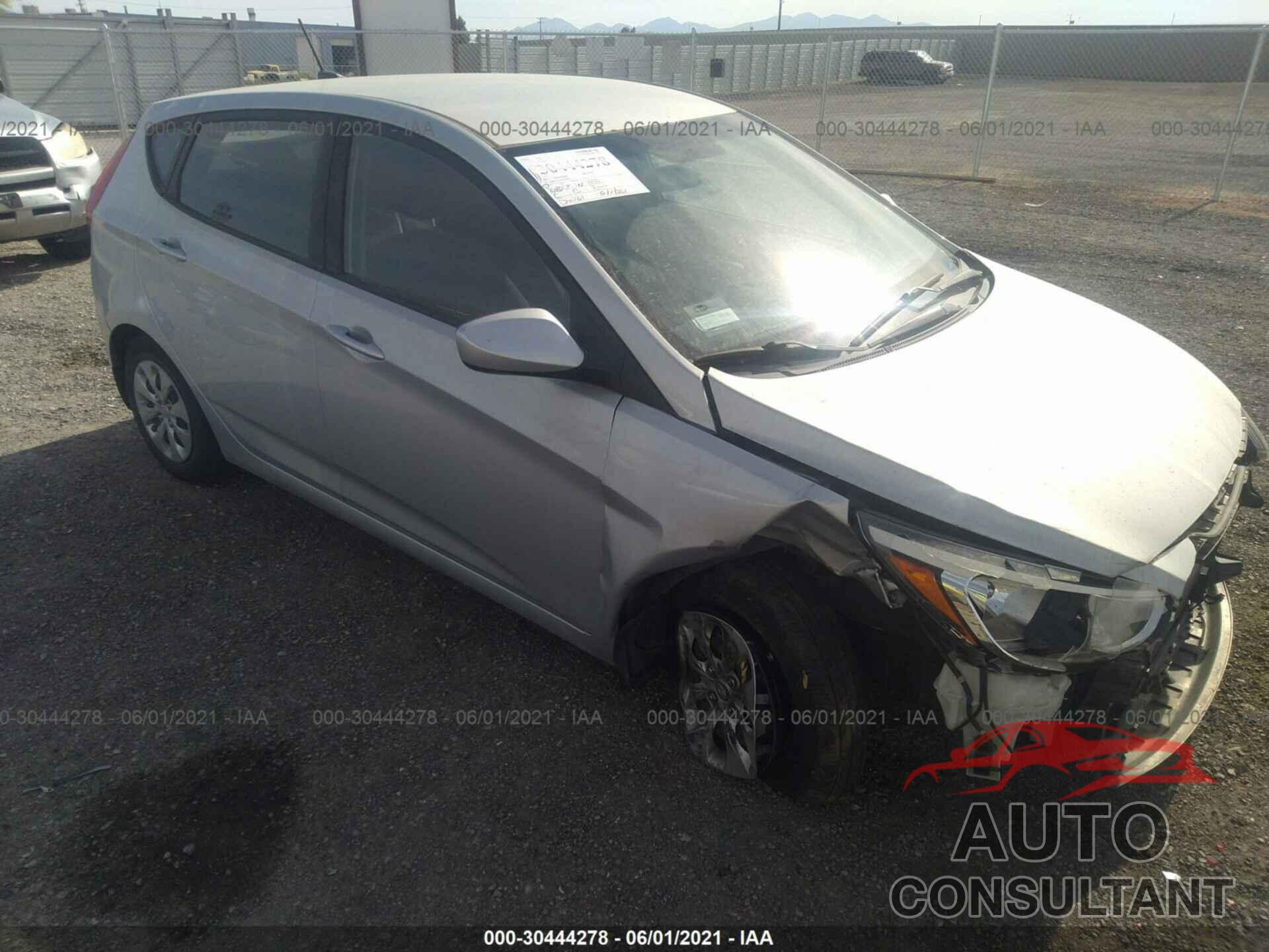 HYUNDAI ACCENT 2016 - KMHCT5AE7GU289811