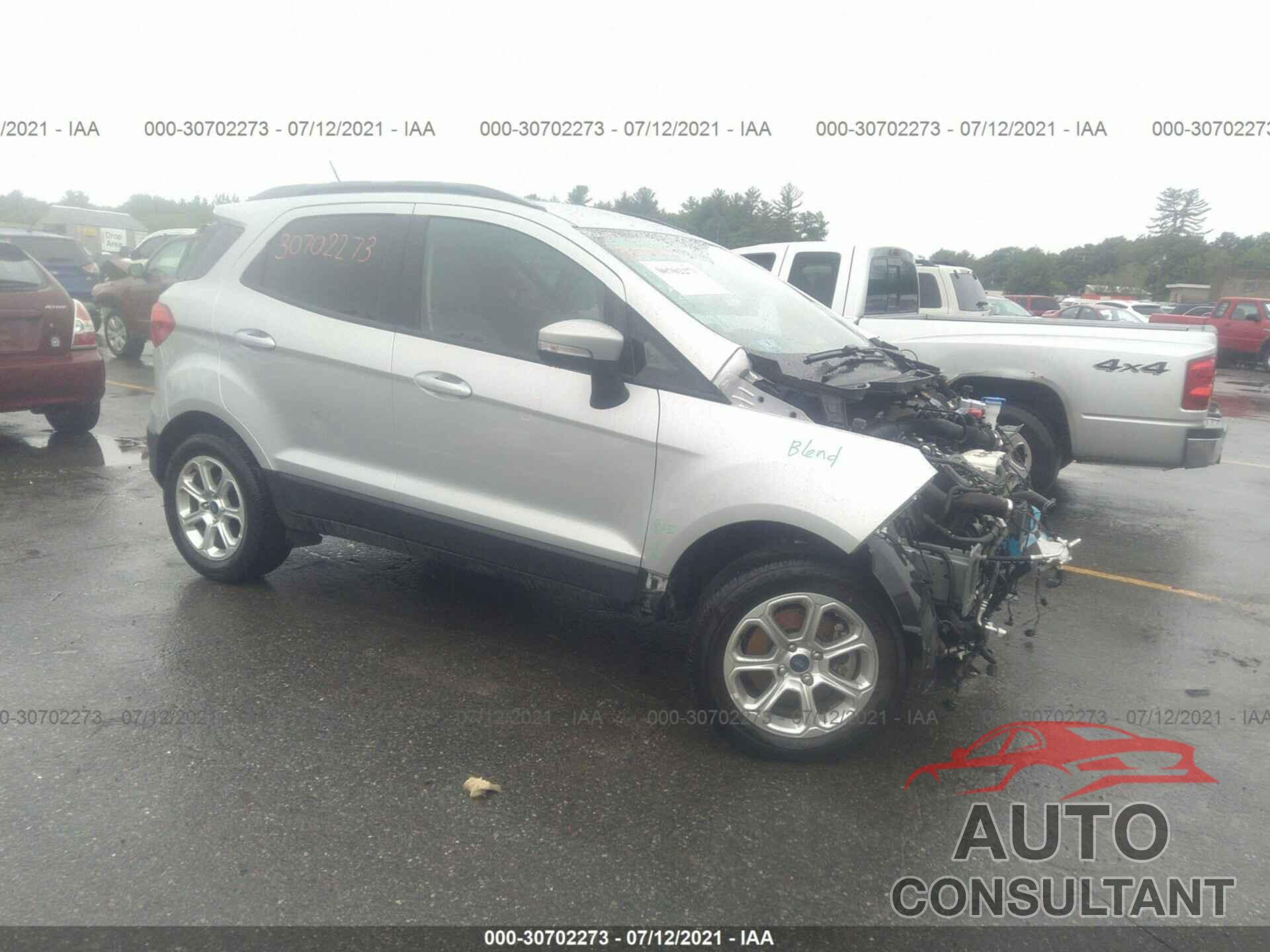 FORD ECOSPORT 2018 - MAJ3P1TE4JC238428