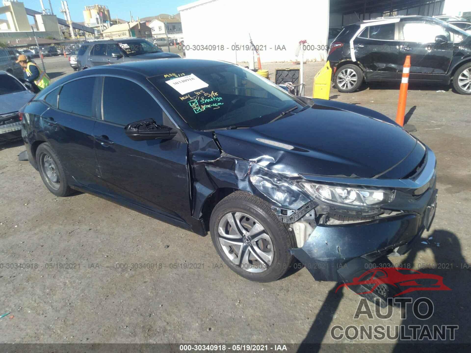 HONDA CIVIC SEDAN 2016 - 19XFC2F58GE218124