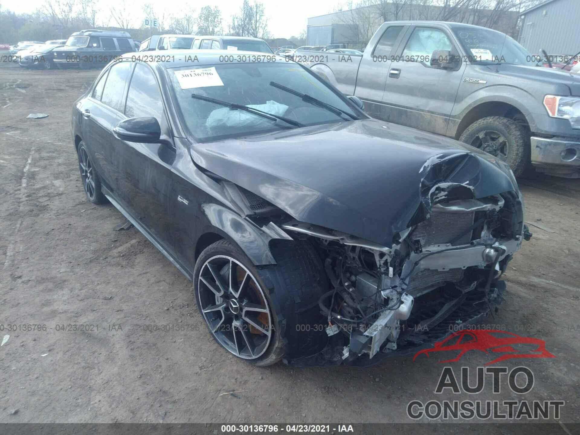 MERCEDES-BENZ C-CLASS 2017 - 55SWF6EB6HU223452