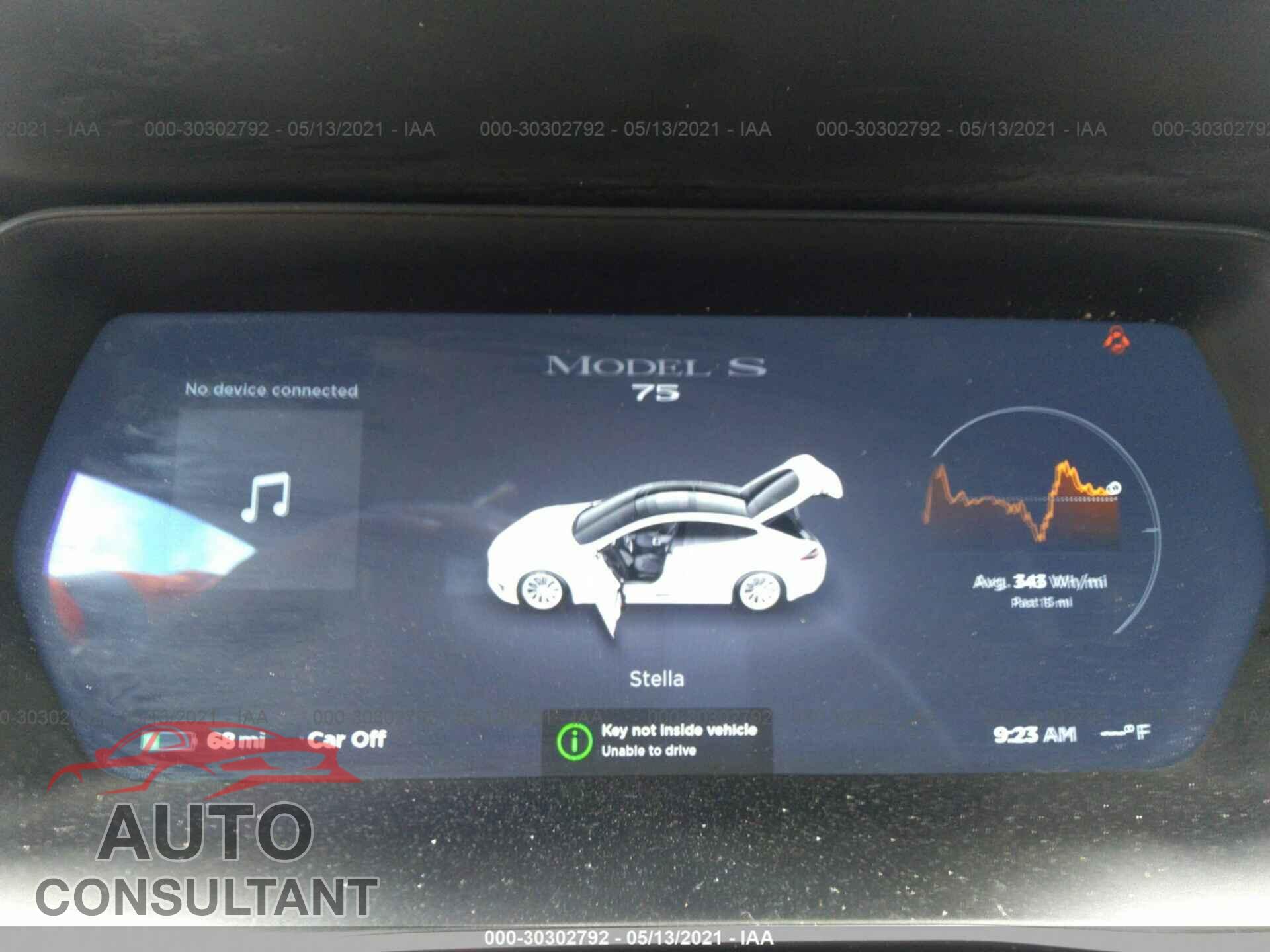 TESLA MODEL S 2016 - 5YJSA1E10GF158847