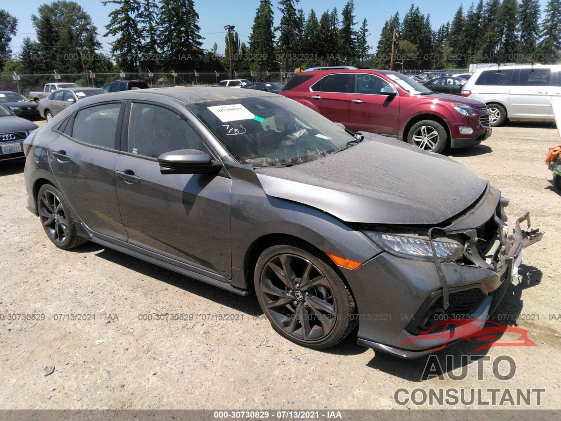 HONDA CIVIC HATCHBACK 2018 - SHHFK7H91JU430699