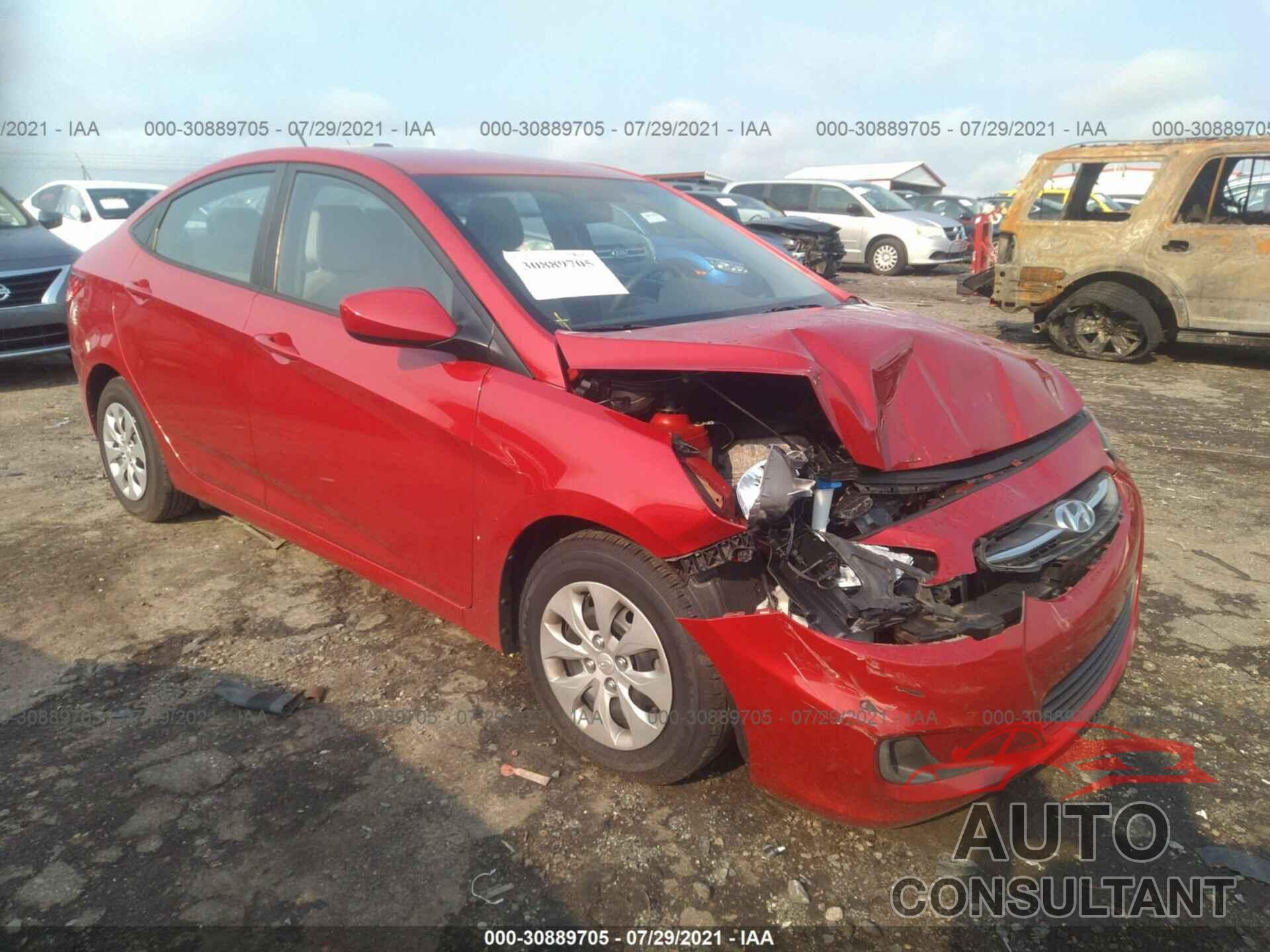 HYUNDAI ACCENT 2016 - KMHCT4AE2GU152768
