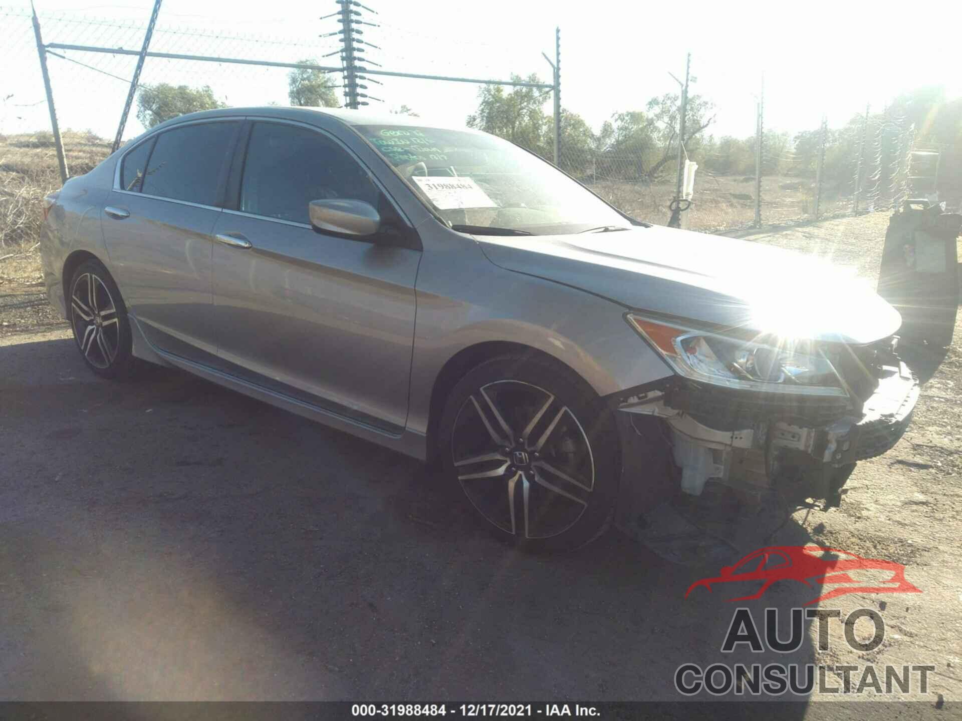HONDA ACCORD SEDAN 2017 - 1HGCR2F56HA254420