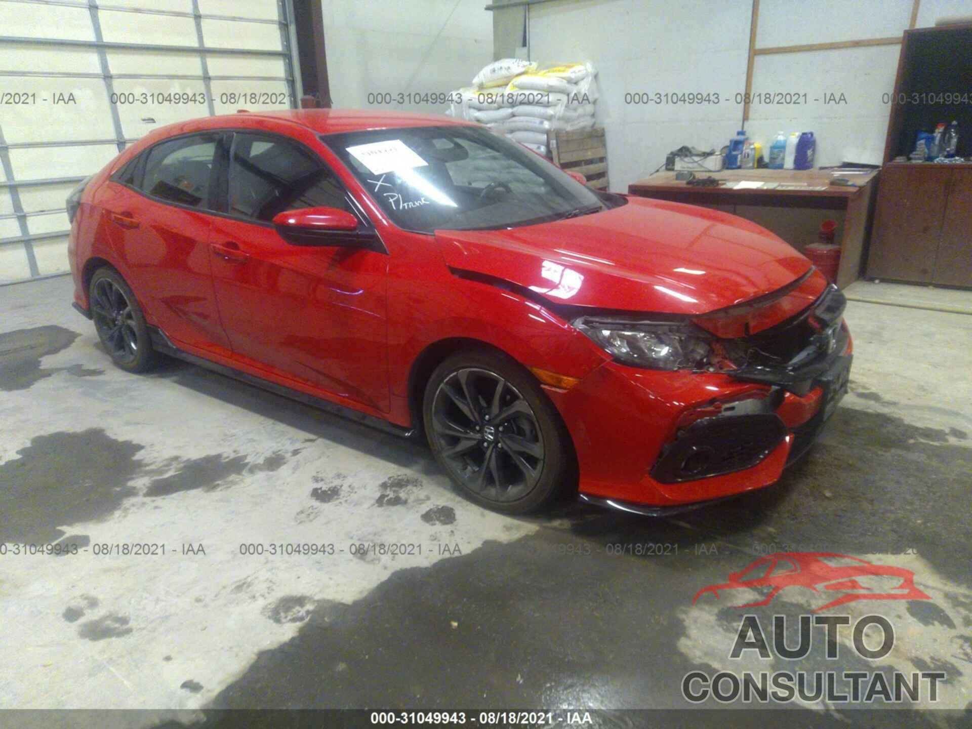 HONDA CIVIC HATCHBACK 2017 - SHHFK7H44HU207359